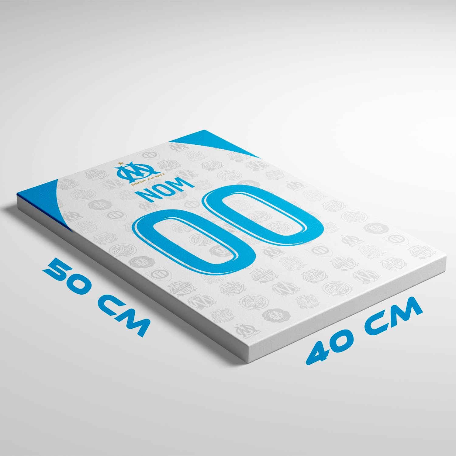 OneTrophy Olympique de Marseille - Toile personnalisable - Domicile