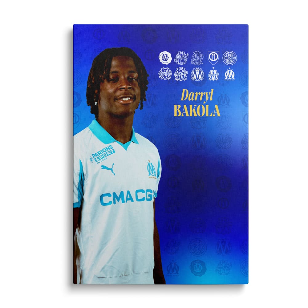 Toile officielle joueurs - Olympique de Marseille - Extérieur