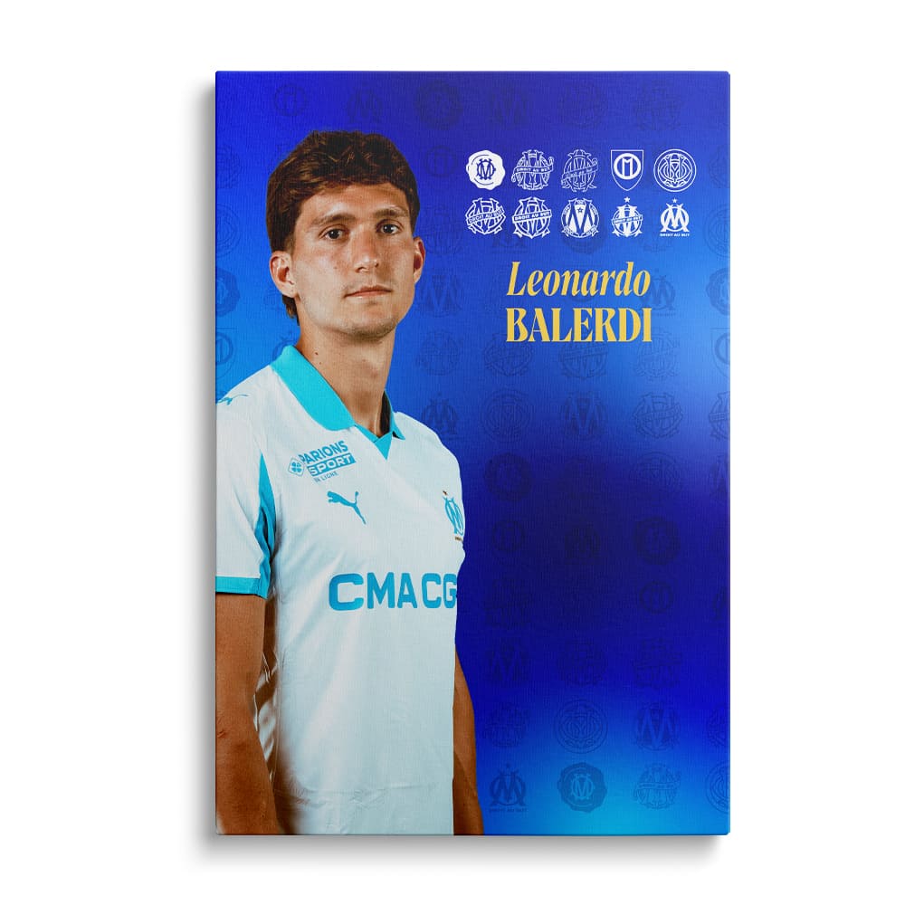 Toile officielle joueurs - Olympique de Marseille - Extérieur