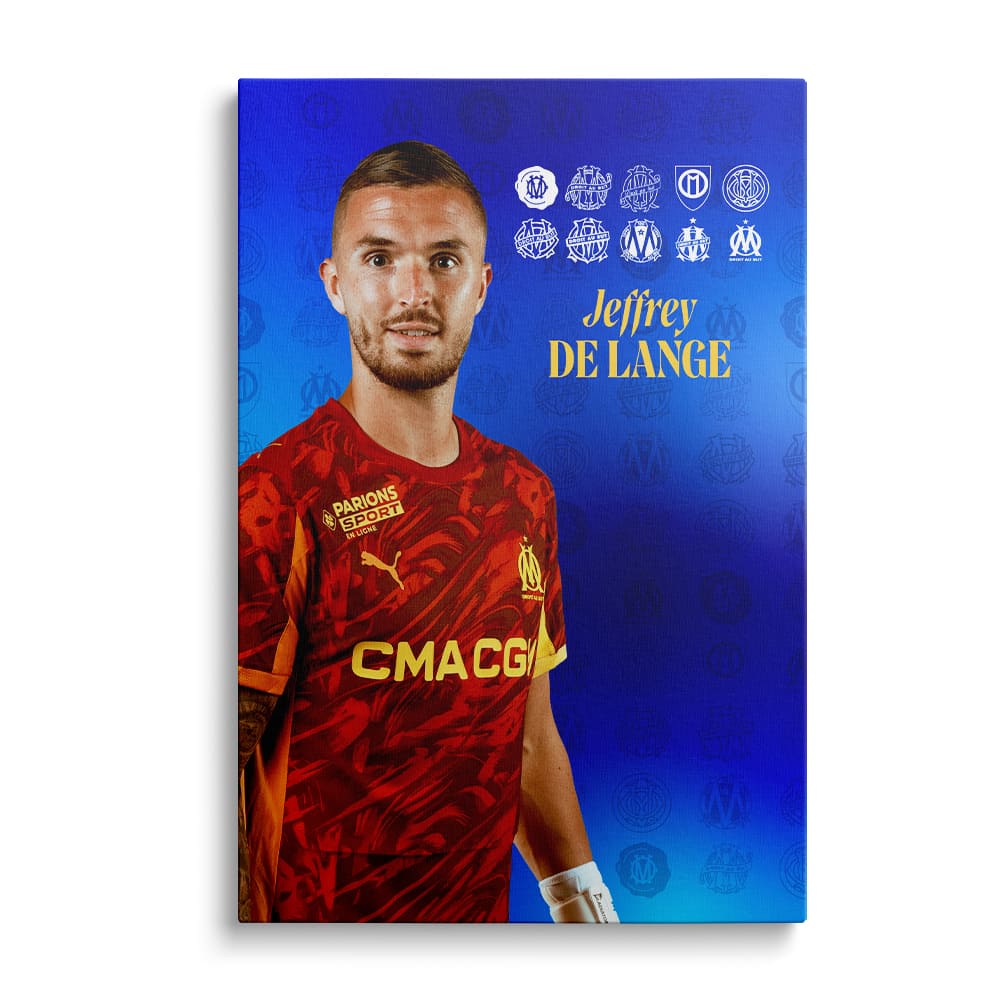 Toile officielle joueurs - Olympique de Marseille - Extérieur