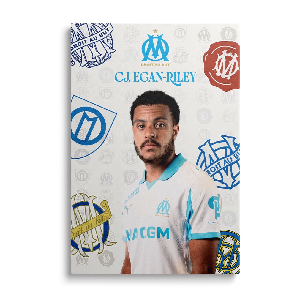 Toile officielle joueurs - Olympique de Marseille - Domicile