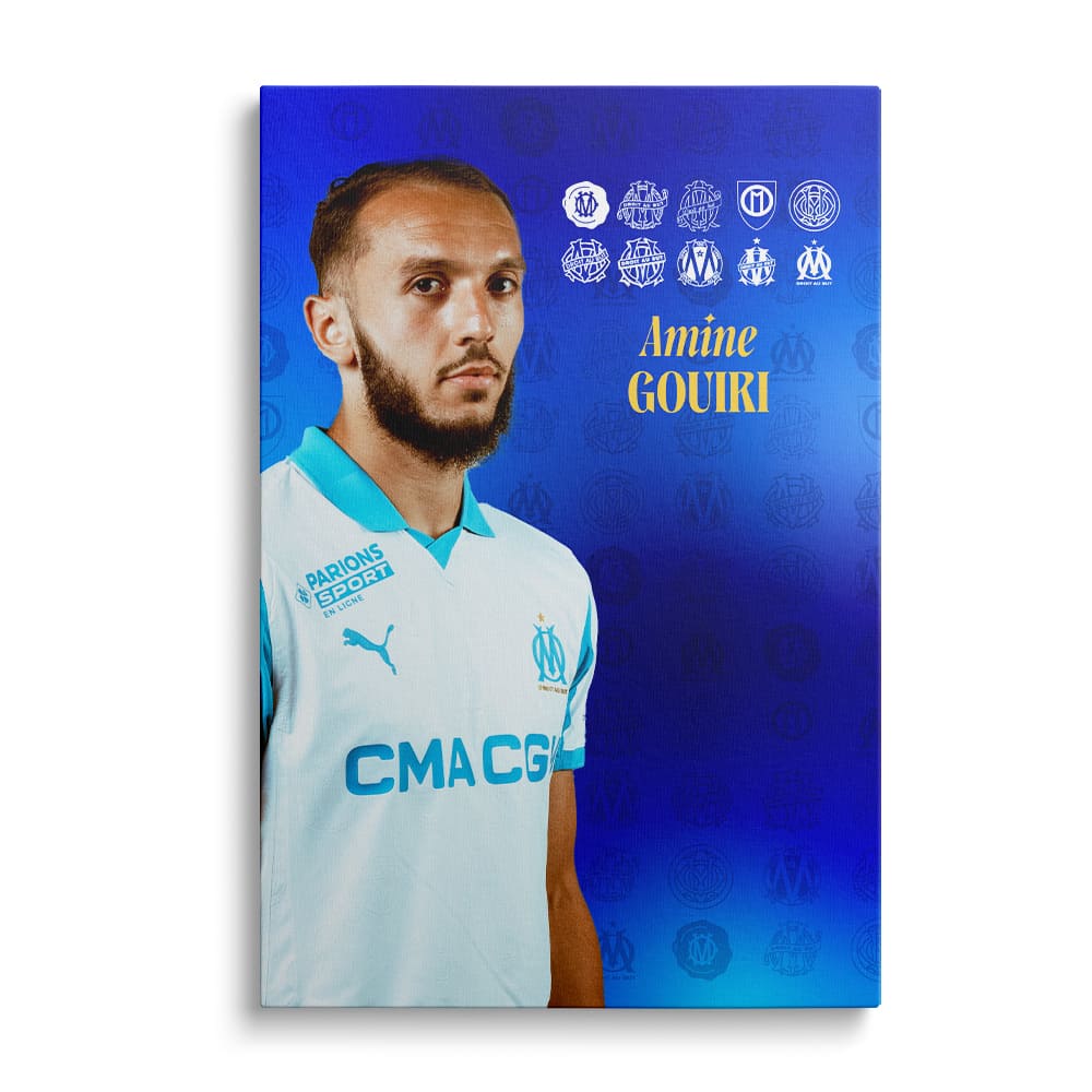 Toile officielle joueurs - Olympique de Marseille - Extérieur