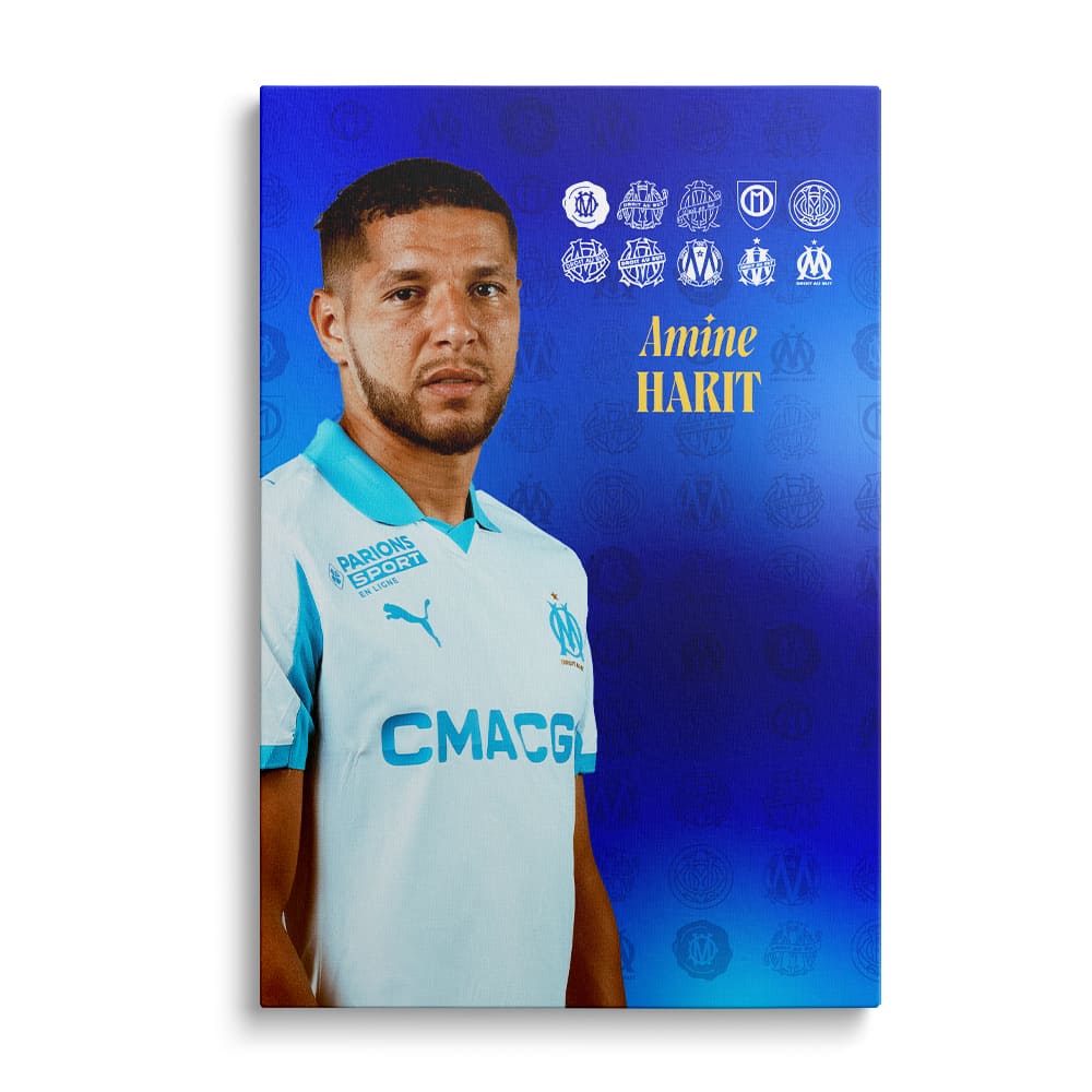Toile officielle joueurs - Olympique de Marseille - Extérieur