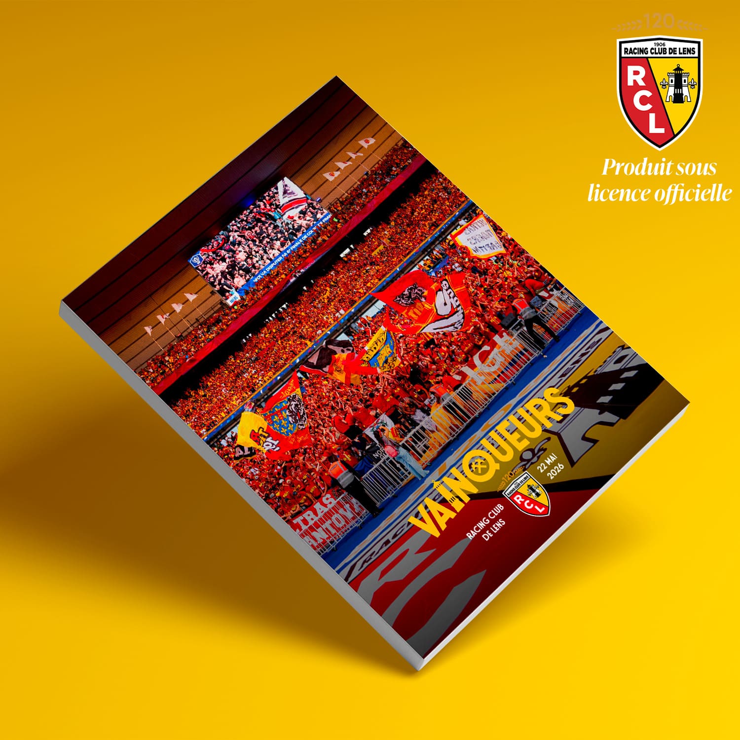 Toile RC Lens Vainqueurs 2026 – Édition Officielle