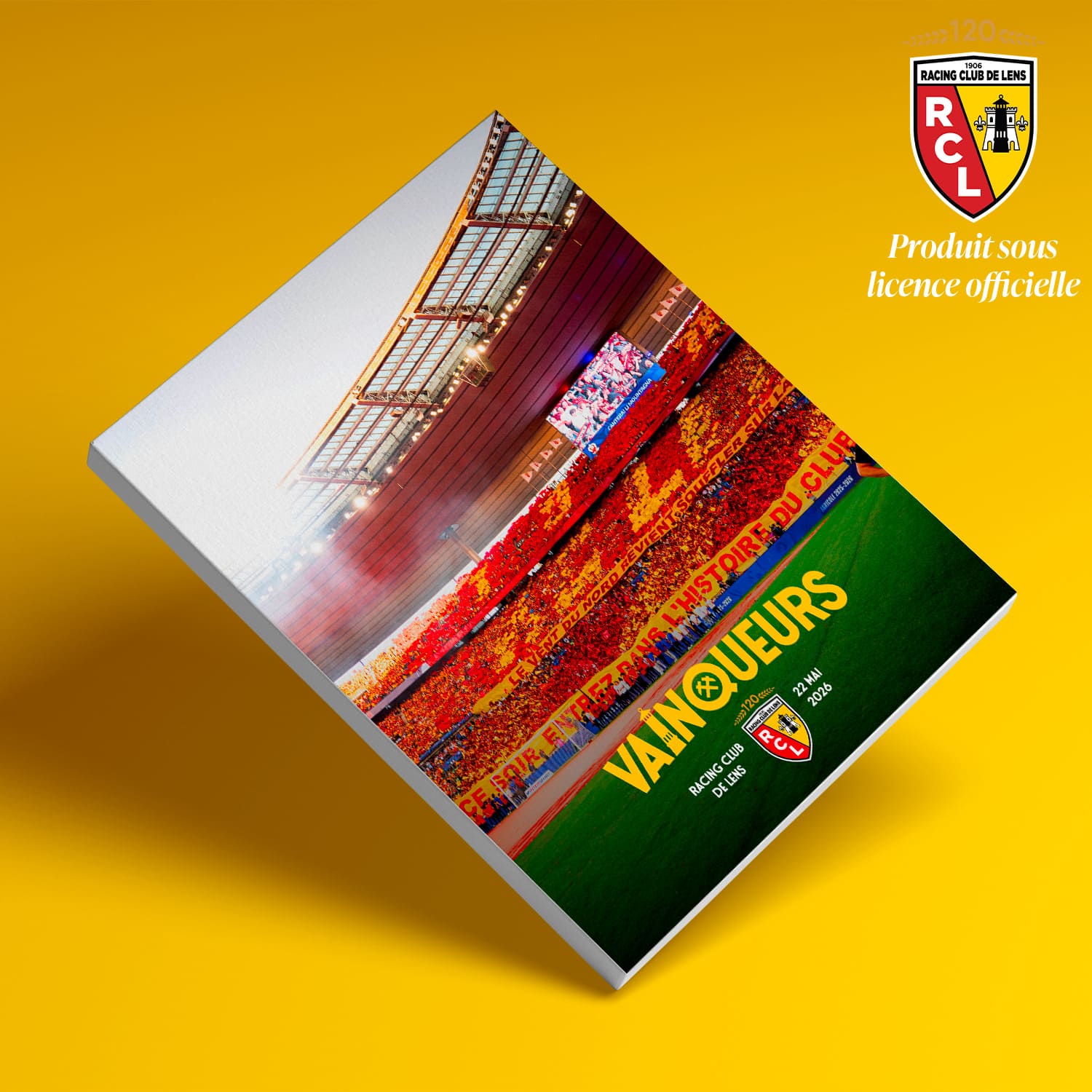 Toile RC Lens Vainqueurs 2026 – Édition Officielle