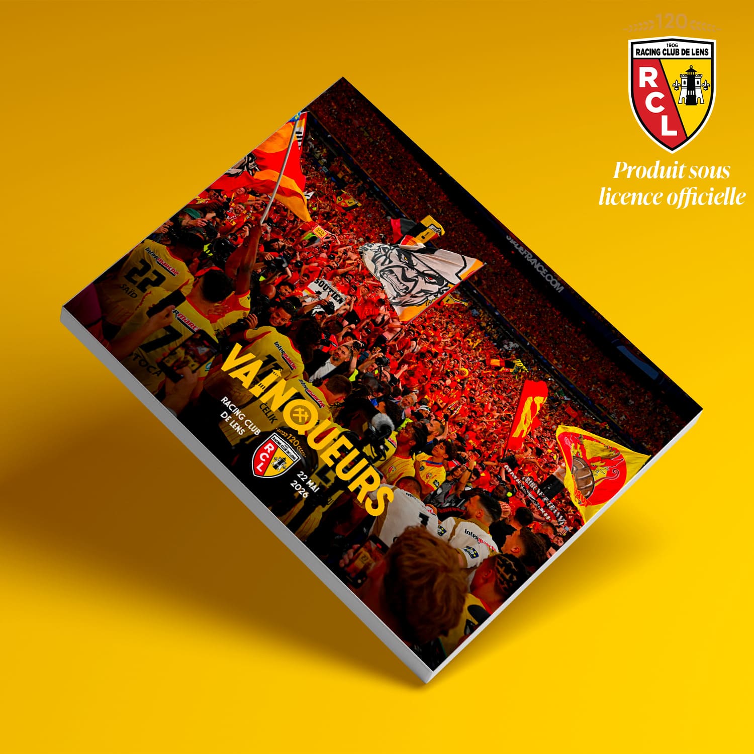 Toile RC Lens Vainqueurs 2026 – Édition Officielle