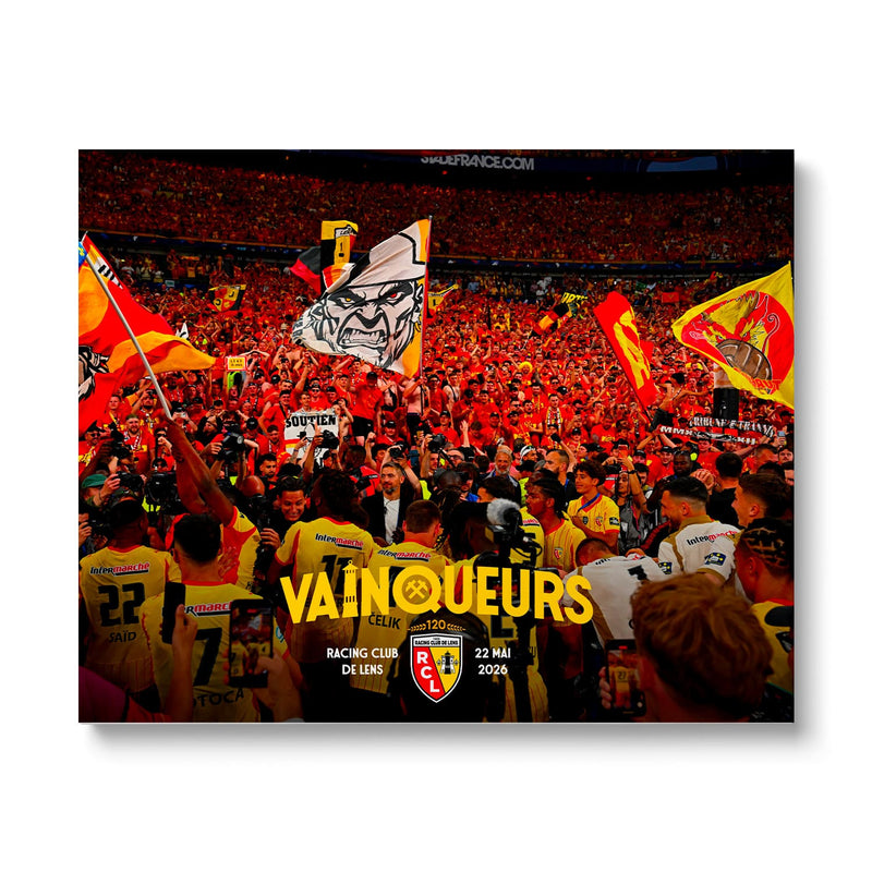 Toile Vainqueurs 2026 – La fête des supporters