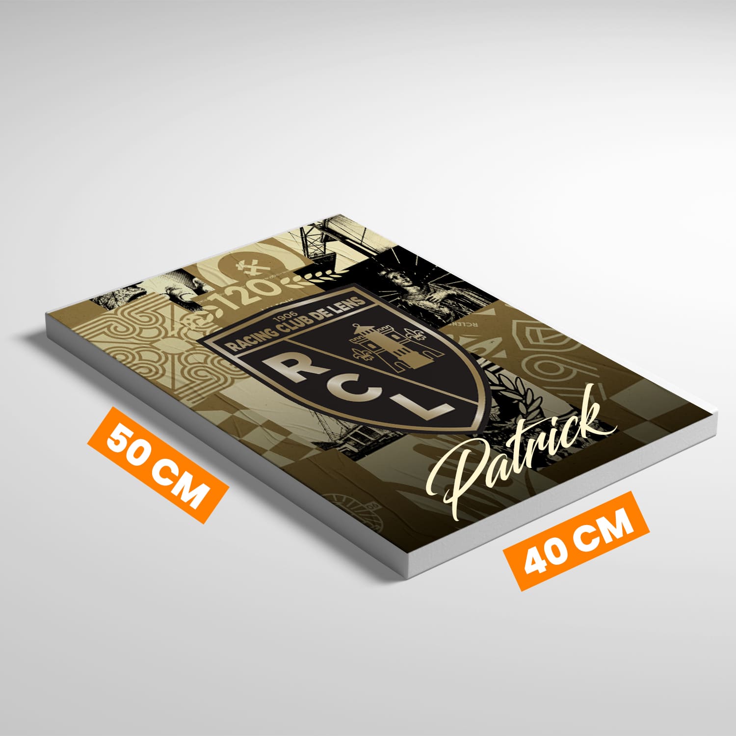 OneTrophy RC Lens - Toile Logo personnalisable - Third (120 ans)