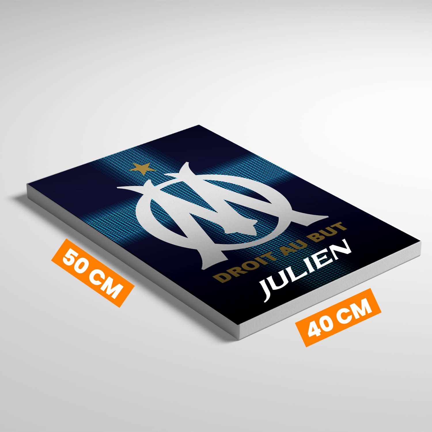 OneTrophy Olympique de Marseille - Toile Logo personnalisable - Exterieur