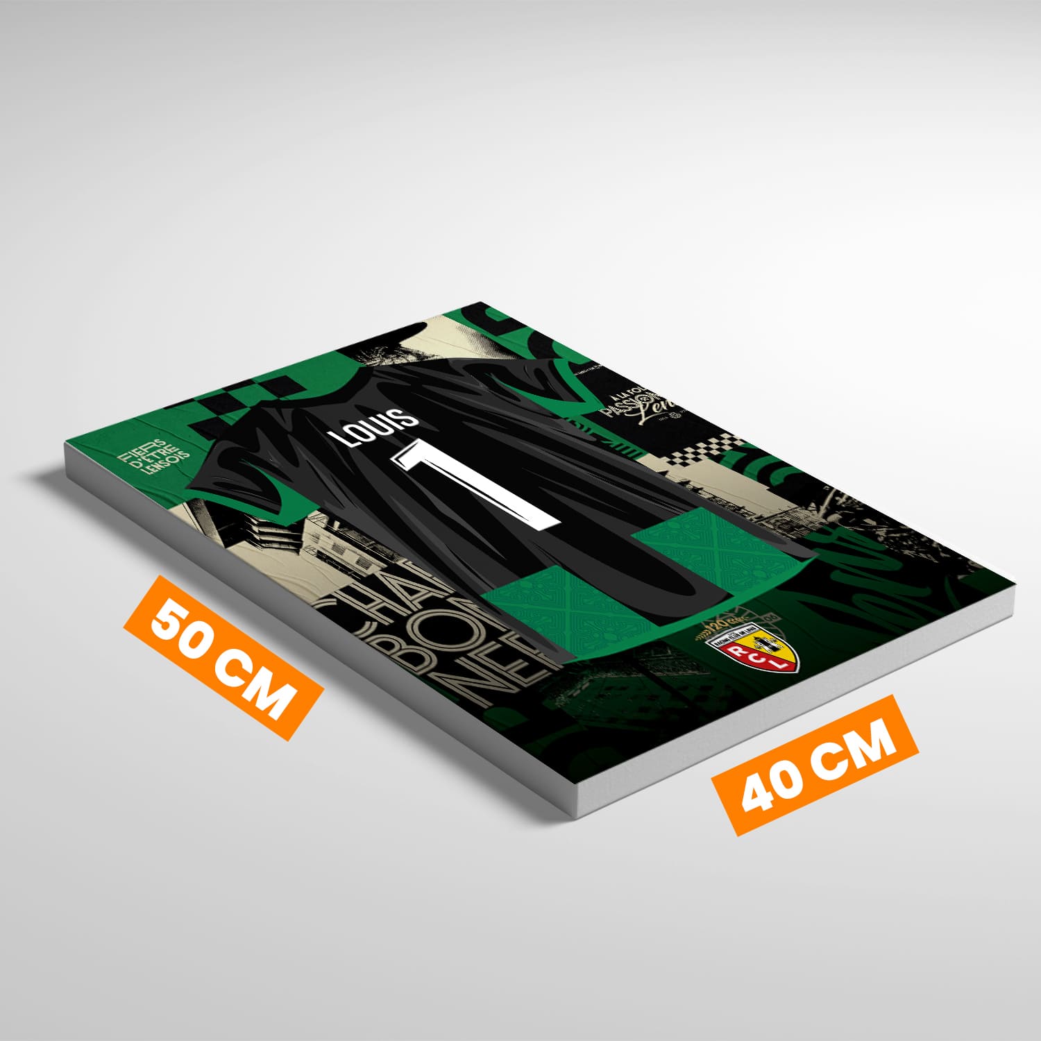 OneTrophy RC Lens - Toile maillot personnalisable - Extérieur