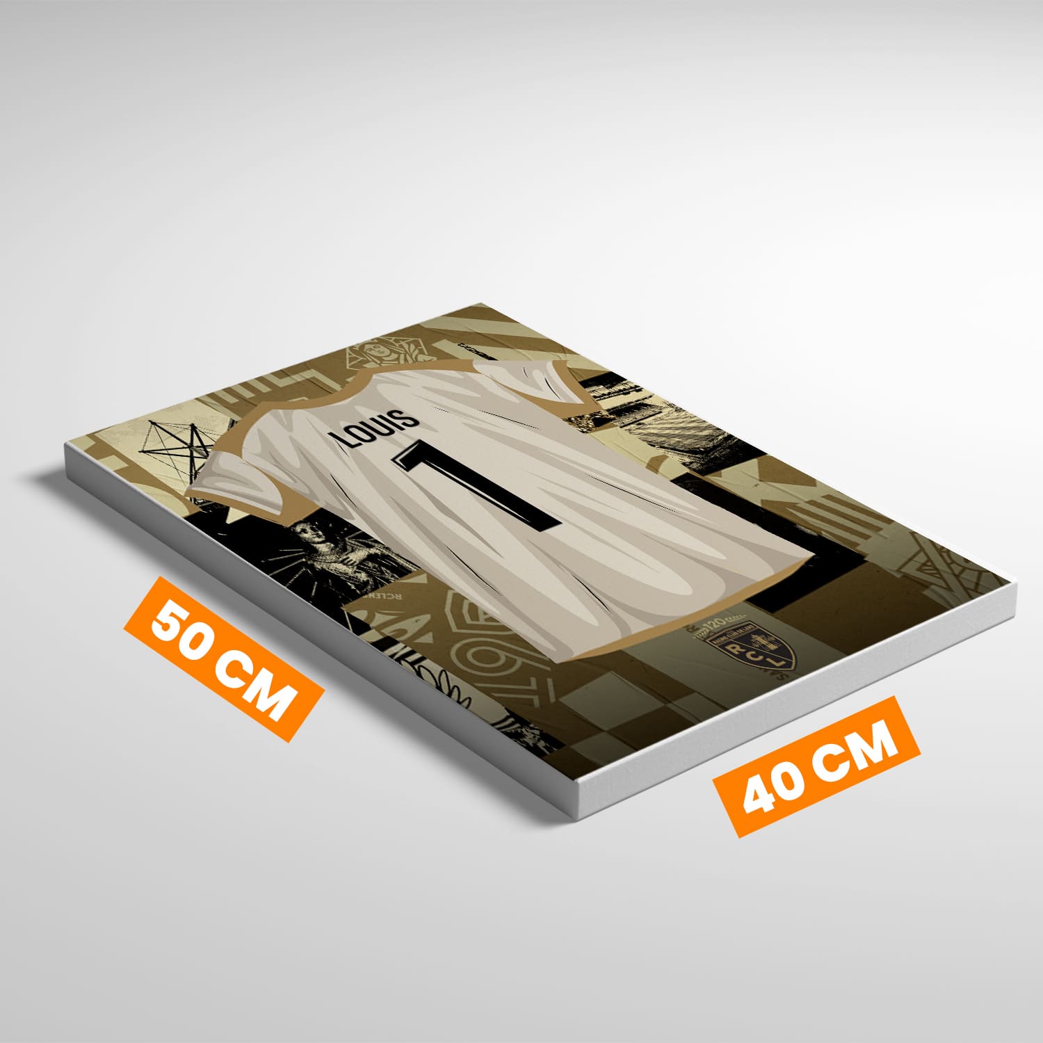 OneTrophy RC Lens - Toile maillot personnalisable - Third (120 ans)