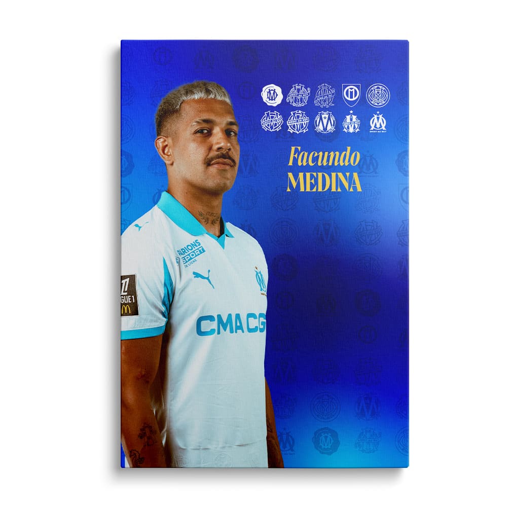 Toile officielle joueurs - Olympique de Marseille - Extérieur