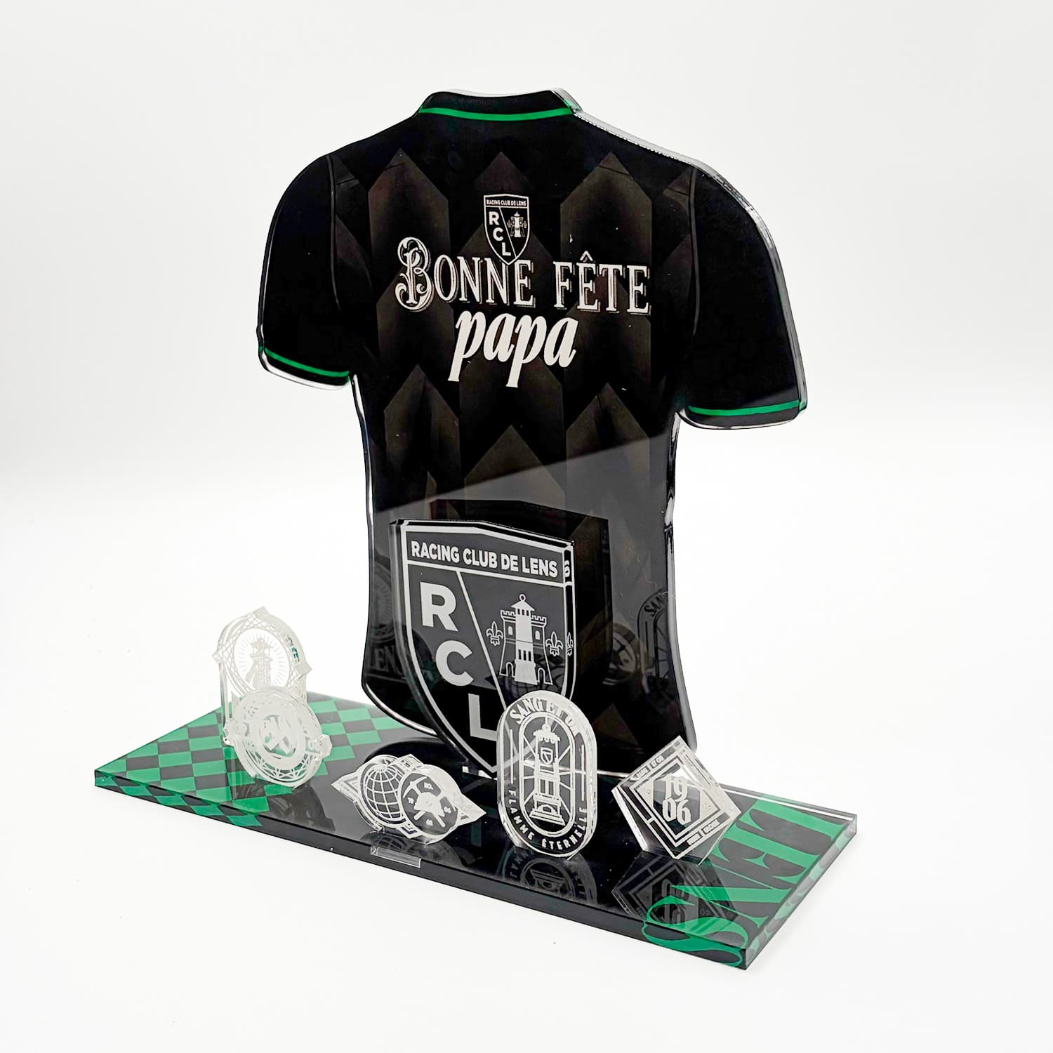 Kit Maillot RC Lens Fête des Pères (Extérieur) – « Bonne Fête Papa » | Produit sous Licence Officielle