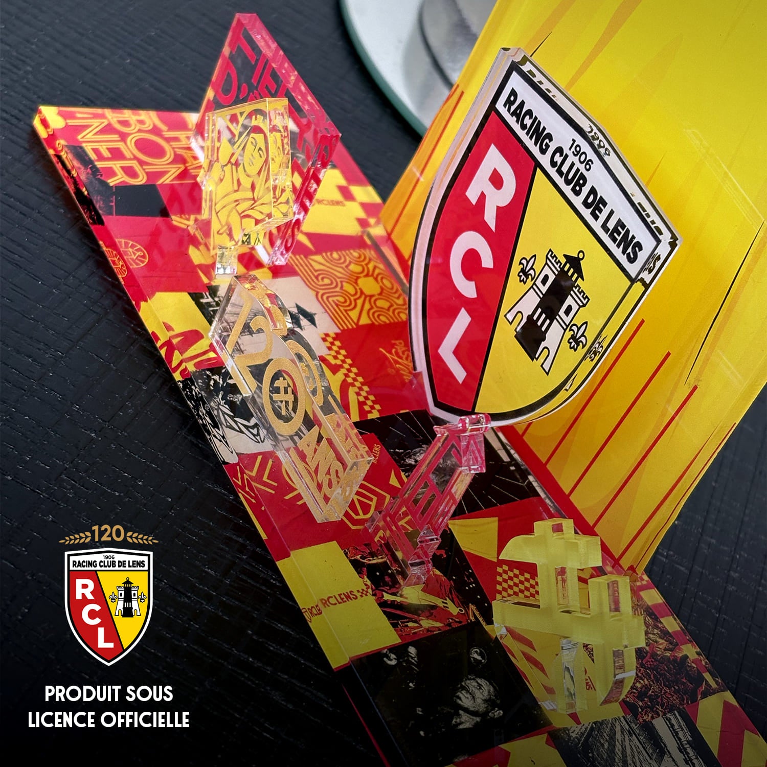 OneTrophy RC Lens - Kit Maillot à construire personnalisable – Édition 120 Ans (Domicile)