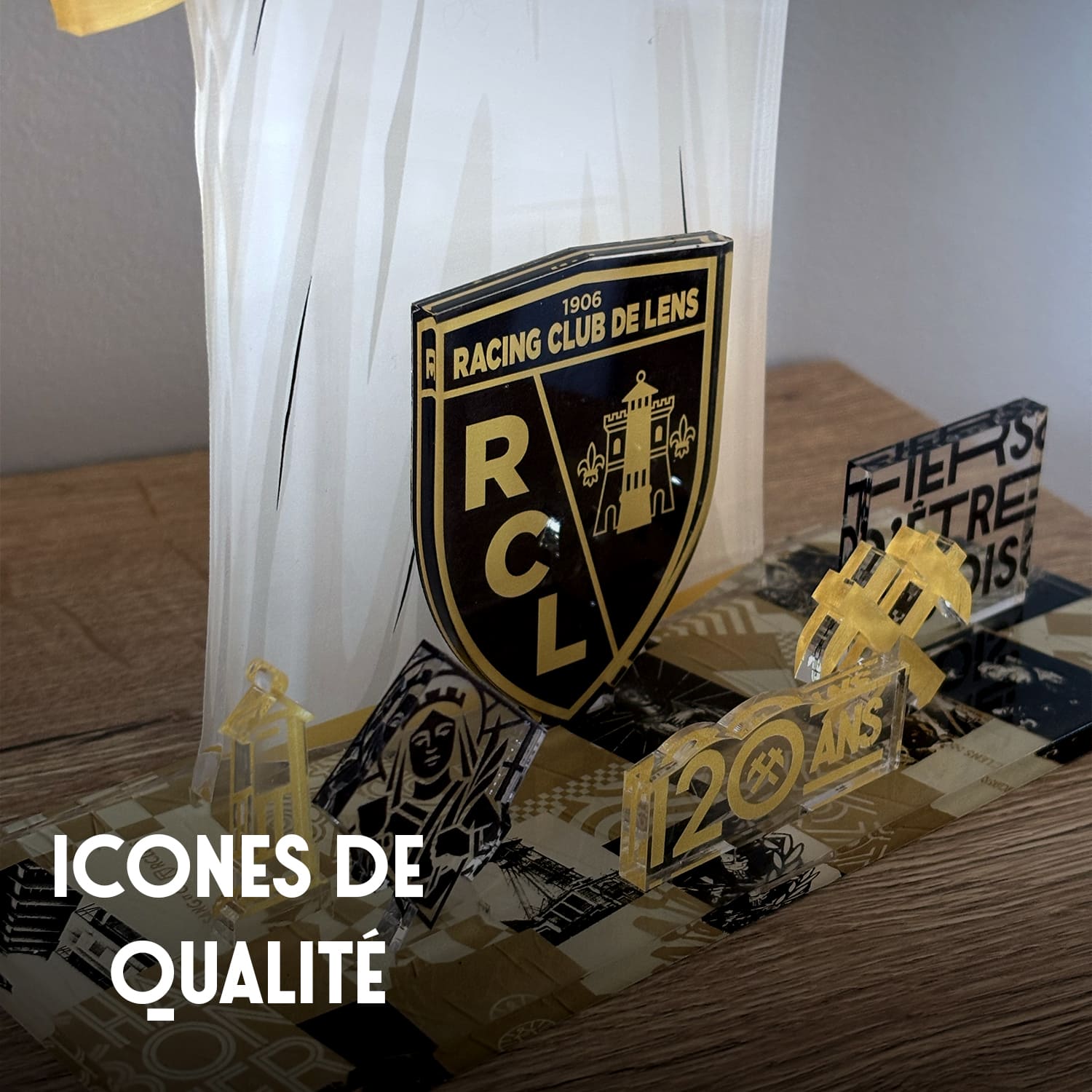 OneTrophy RC Lens - Kit Maillot à construire personnalisable – Édition 120 Ans (Third)