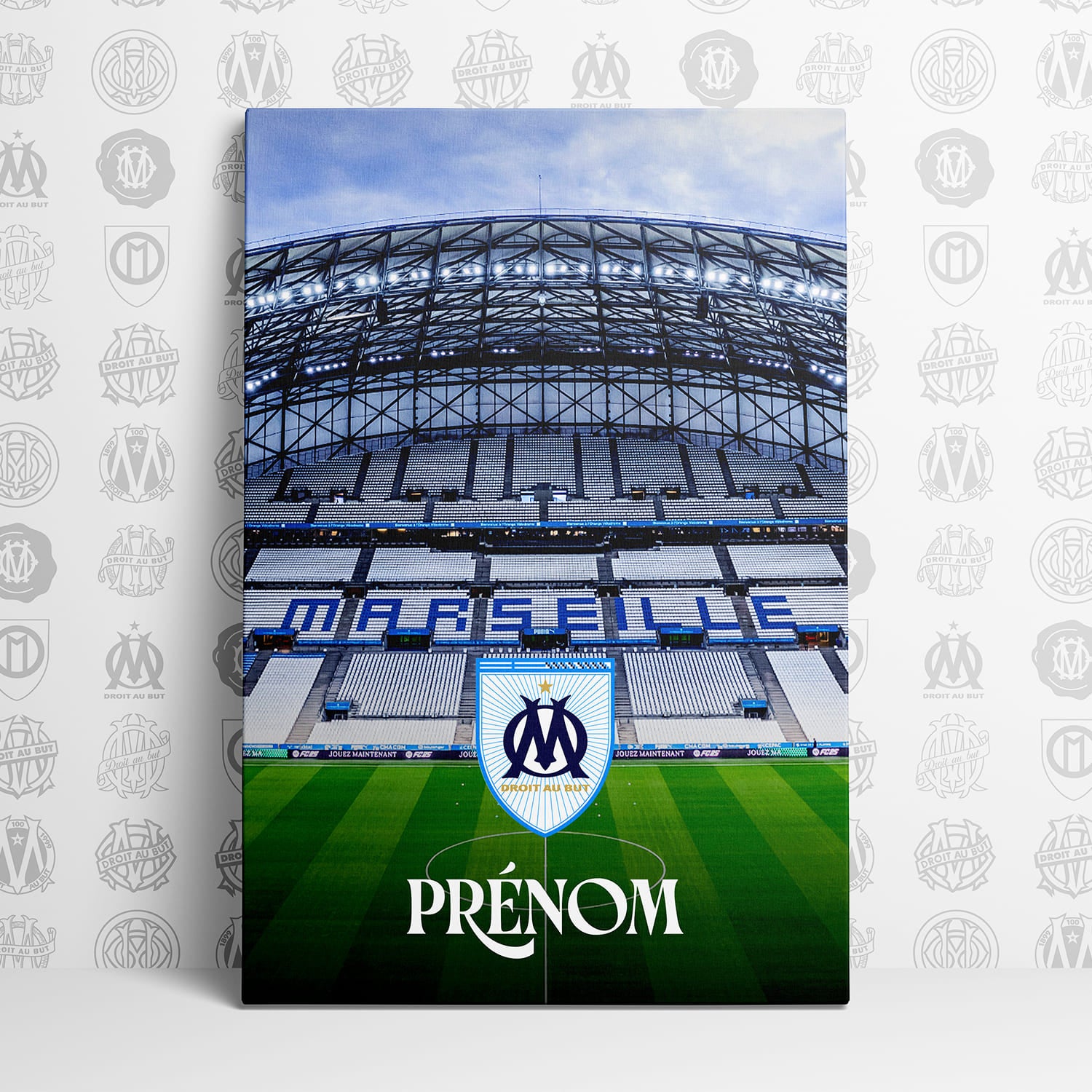 OneTrophy Olympique de Marseille - Toile personnalisable - Droit au But