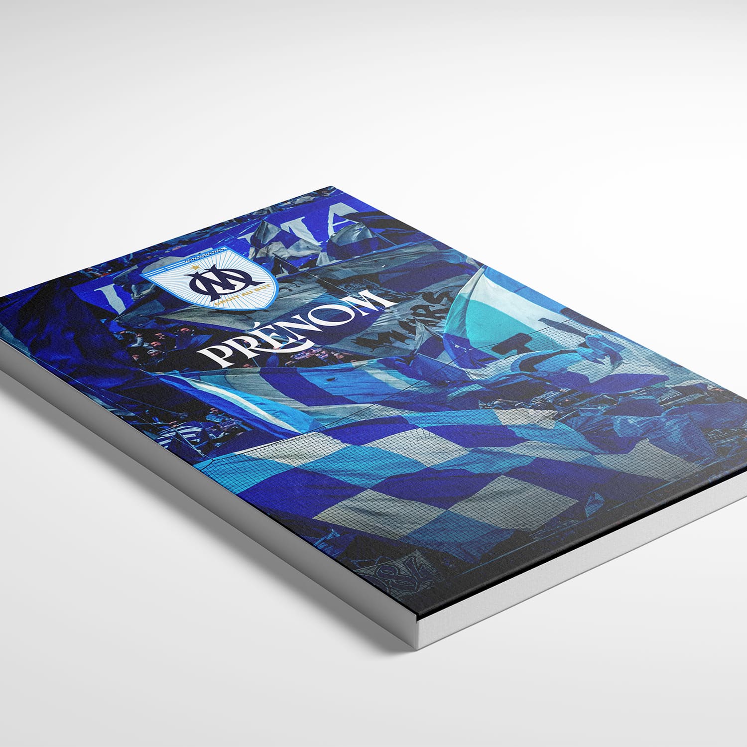 OneTrophy Olympique de Marseille - Toile personnalisable - La marée bleue et blanche