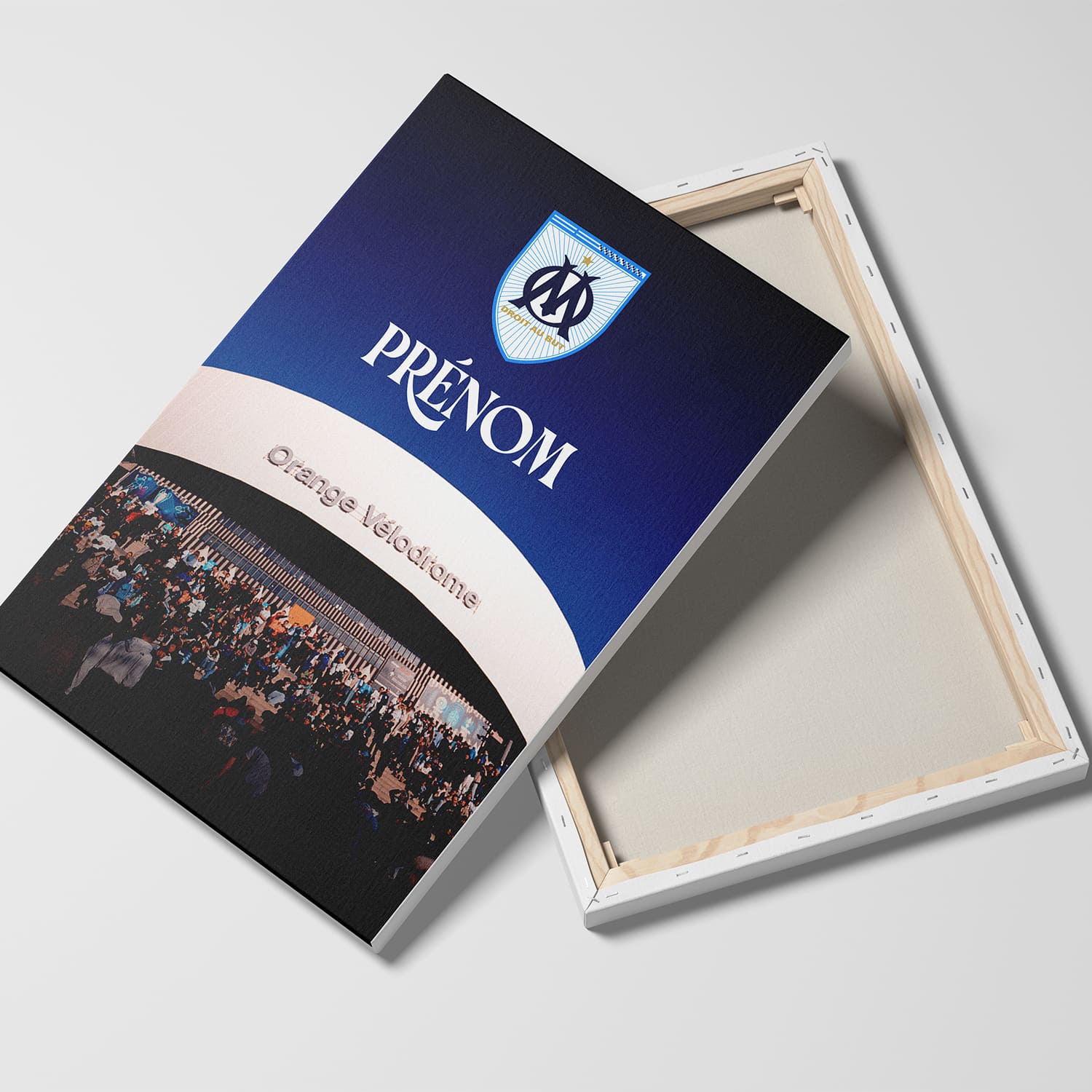 OneTrophy Olympique de Marseille - Toile personnalisable - Terre de passion
