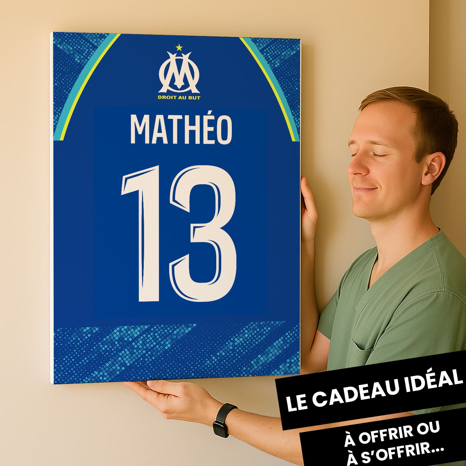 OneTrophy Olympique de Marseille - Toile personnalisable - Third