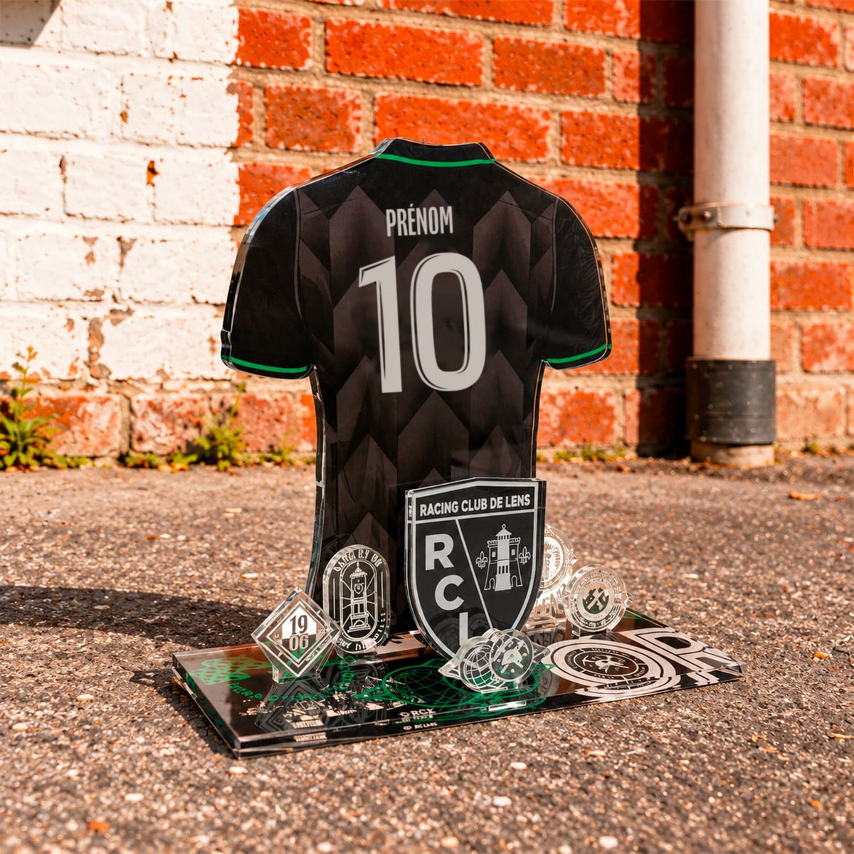 Décor acrylique personnalisable RC Lens – Maillot extérieur