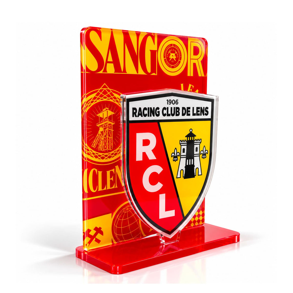 Décor acrylique RC Lens – Logo