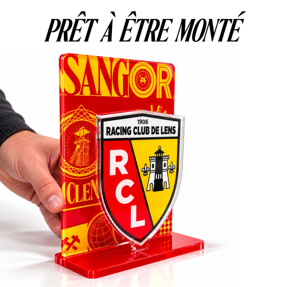 Décor acrylique RC Lens – Logo