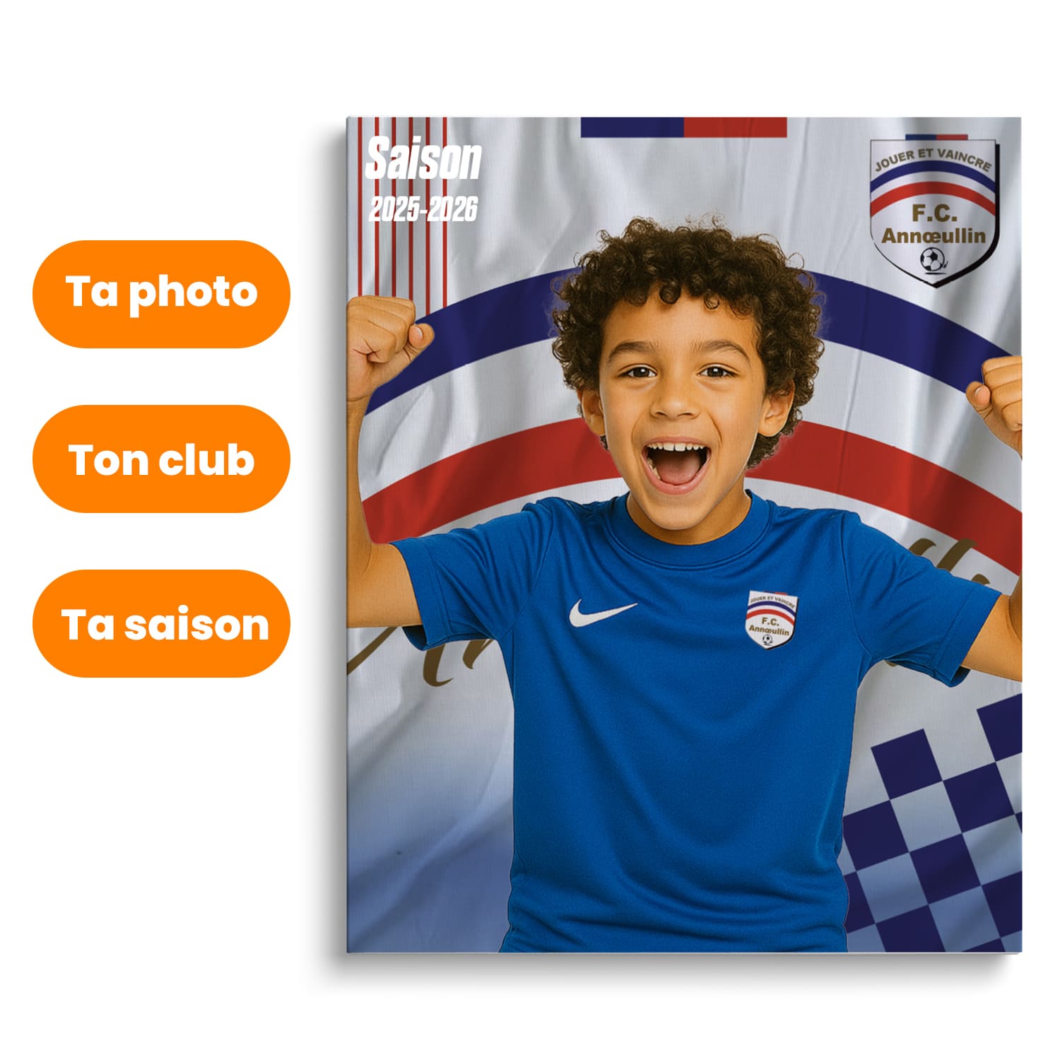 Toile Personnalisable Officielle - FC Annoeullin