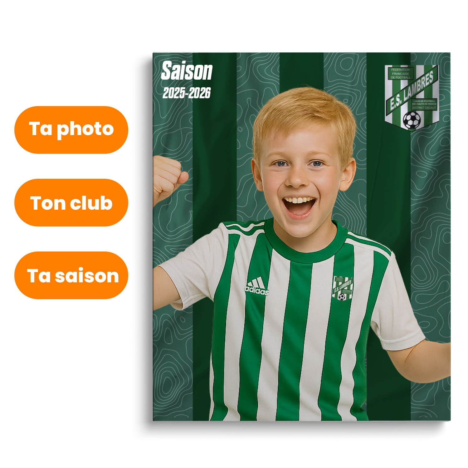 Toile Personnalisable Officielle - ES Lambres