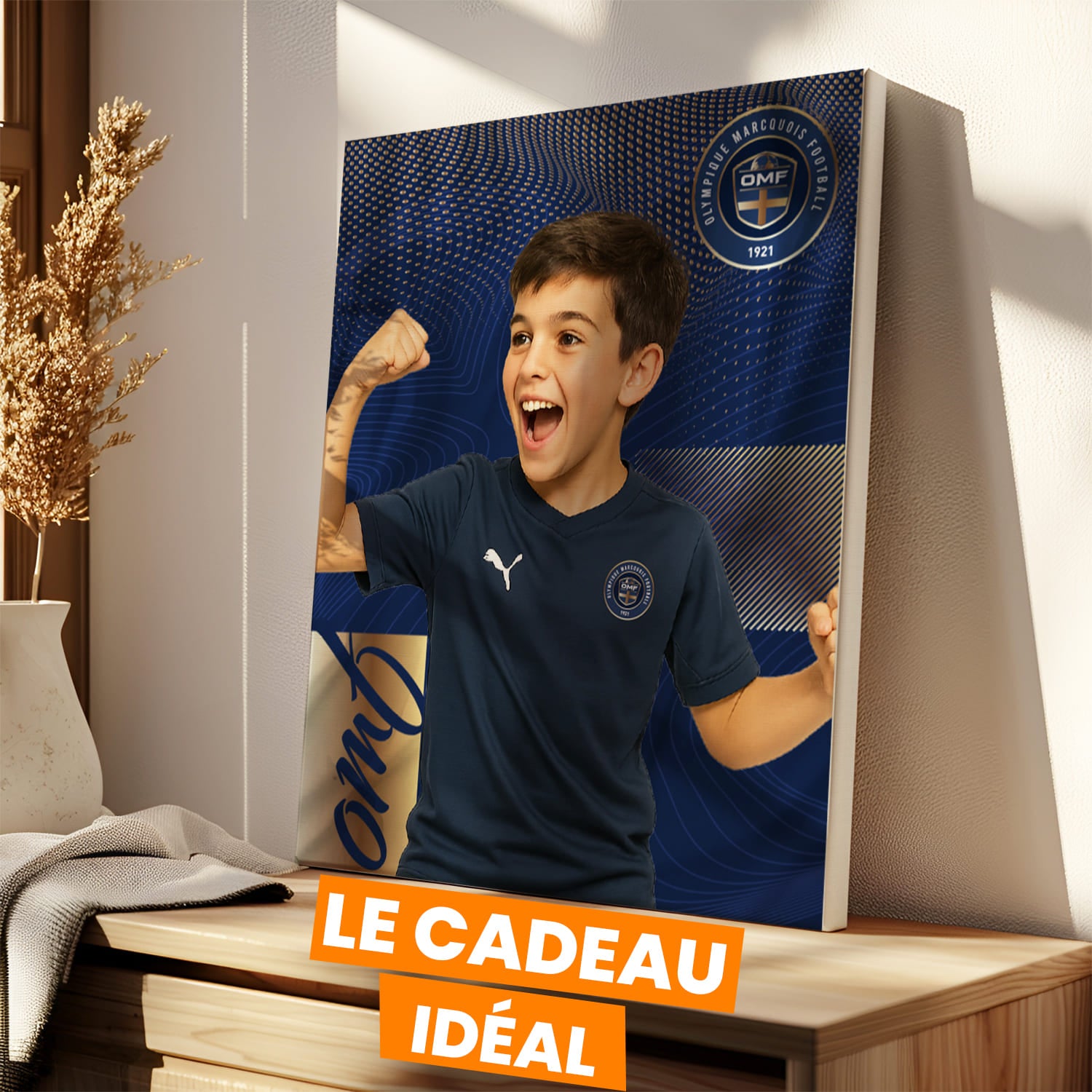 Toile Personnalisable Officielle - Olympique Marcquois