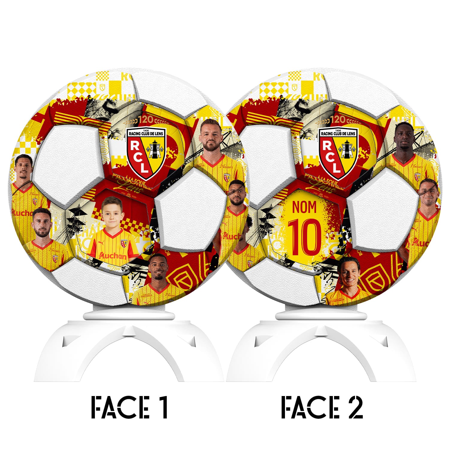 OneTrophy RC Lens - Trophée personnalisable - 120 ans - DOMICILE