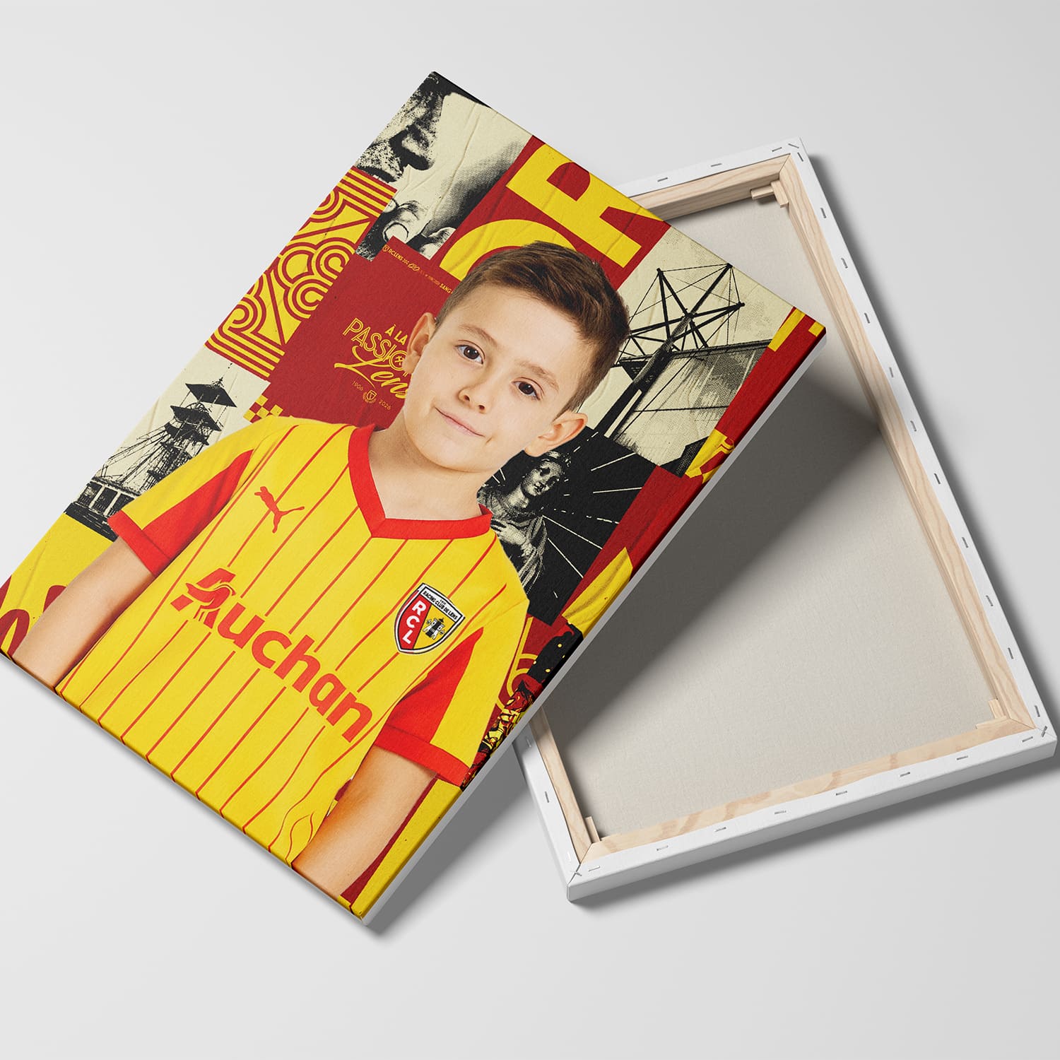 OneTrophy RC Lens - Toile personnalisable avec photo - Domicile