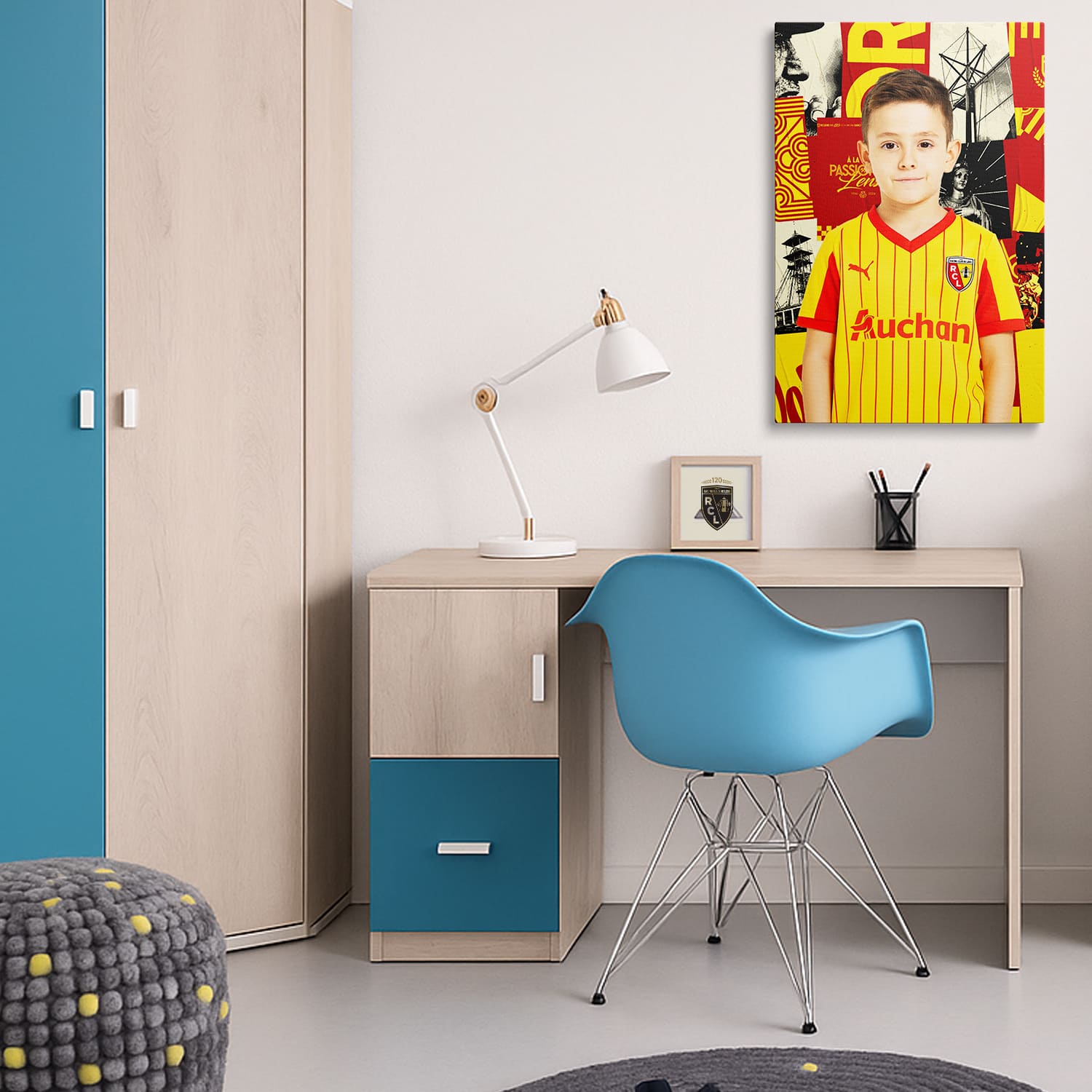 OneTrophy RC Lens - Toile personnalisable avec photo - Domicile