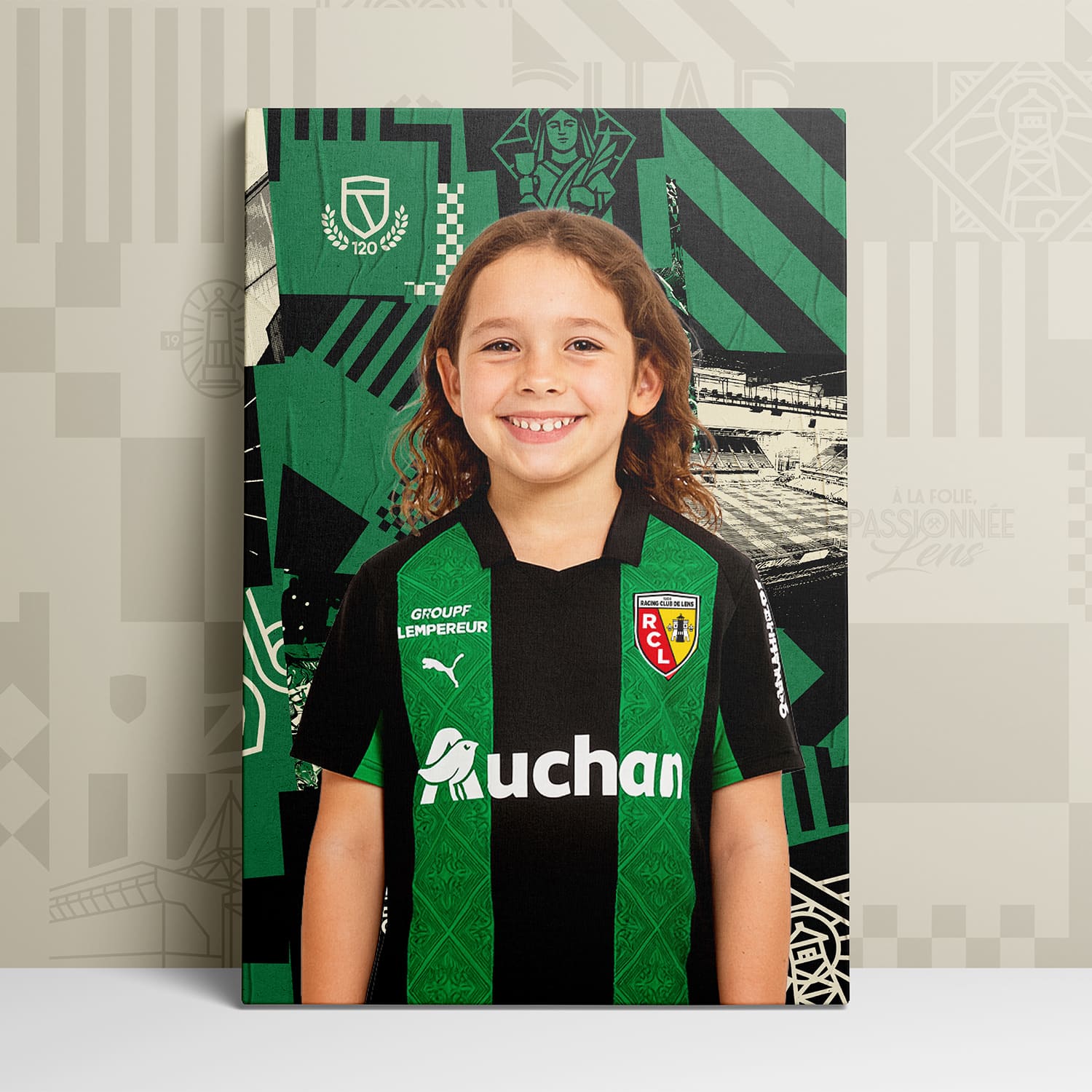 OneTrophy RC Lens - Toile personnalisable avec photo - Exterieur