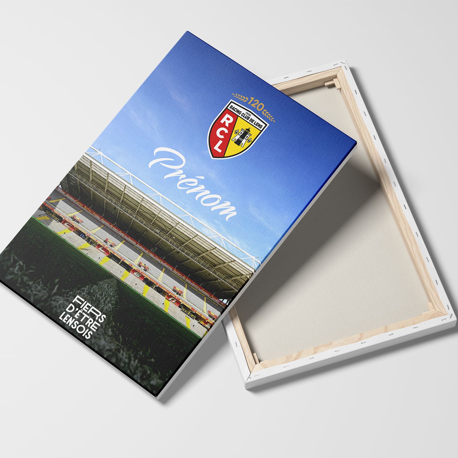 OneTrophy RC Lens - Toile personnalisable - L'esprit de Bollaert