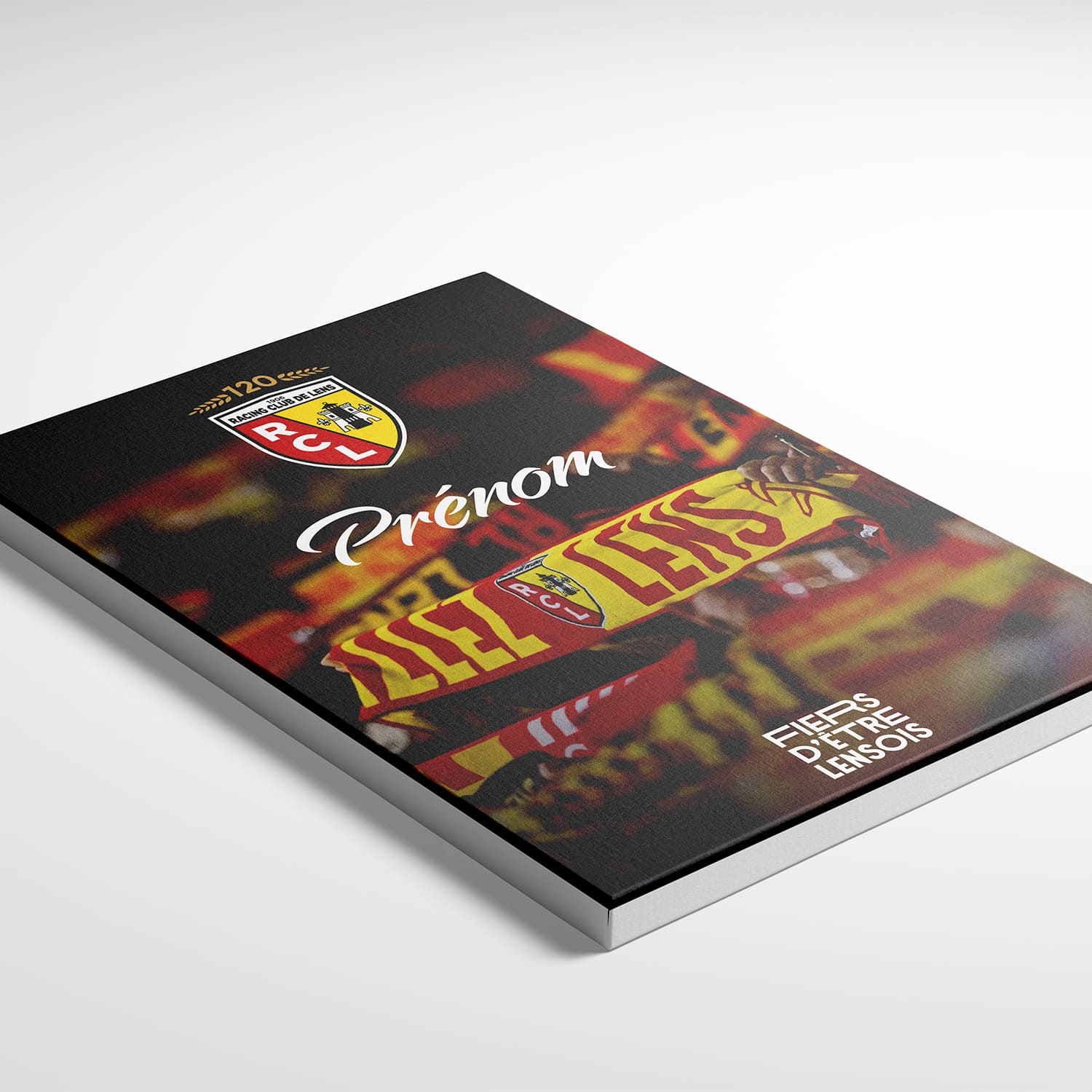 OneTrophy RC Lens - Toile personnalisable - Le mur Sang et Or