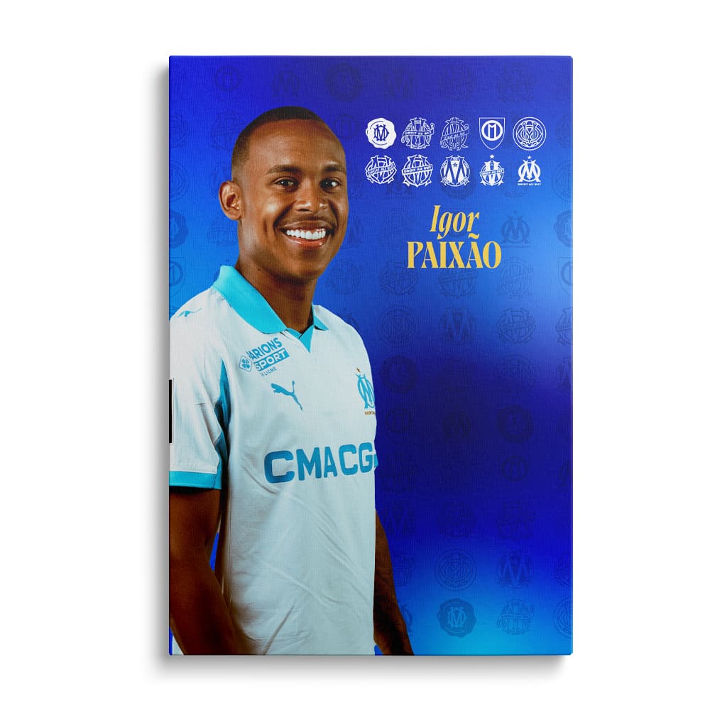 Toile officielle joueurs - Olympique de Marseille - Extérieur