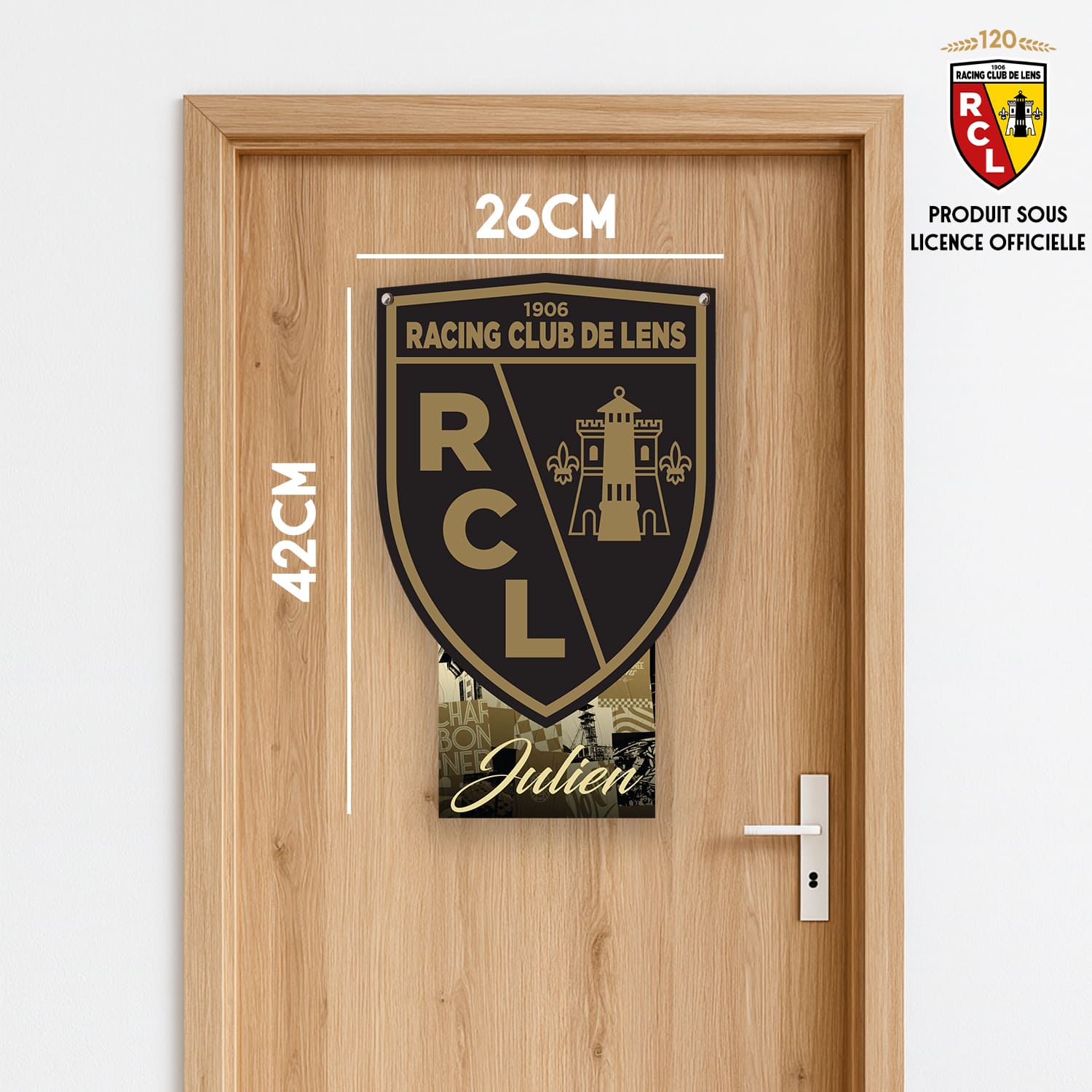 OneTrophy RC Lens - Plaque Supporters Personnalisable – Édition 120 Ans (Third)