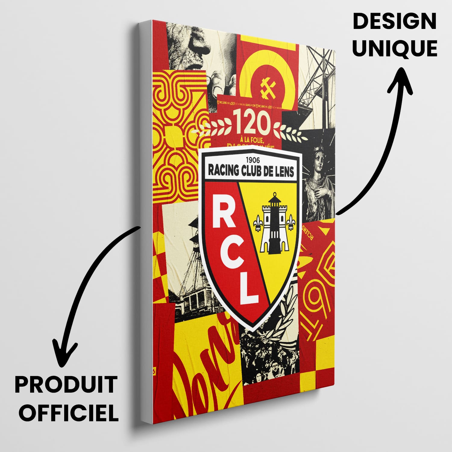 OneTrophy RC Lens - Toile 120 ans - Domicile