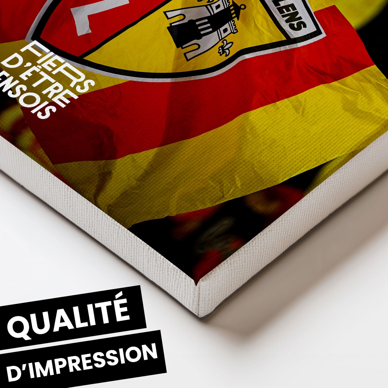 OneTrophy RC Lens - Toile personnalisable - La Vague Sang et Or