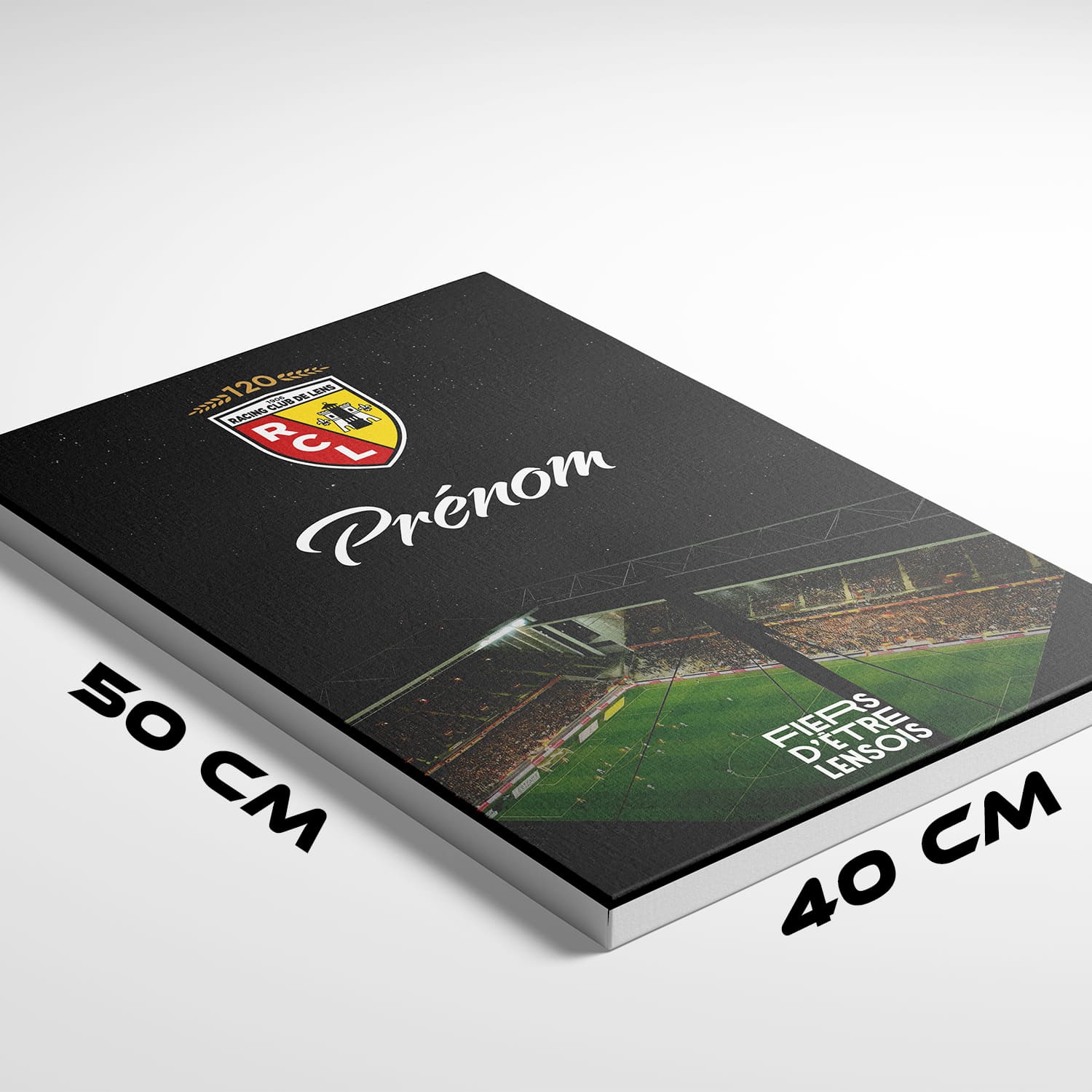 OneTrophy RC Lens - Toile personnalisable - Bollaert en lumière