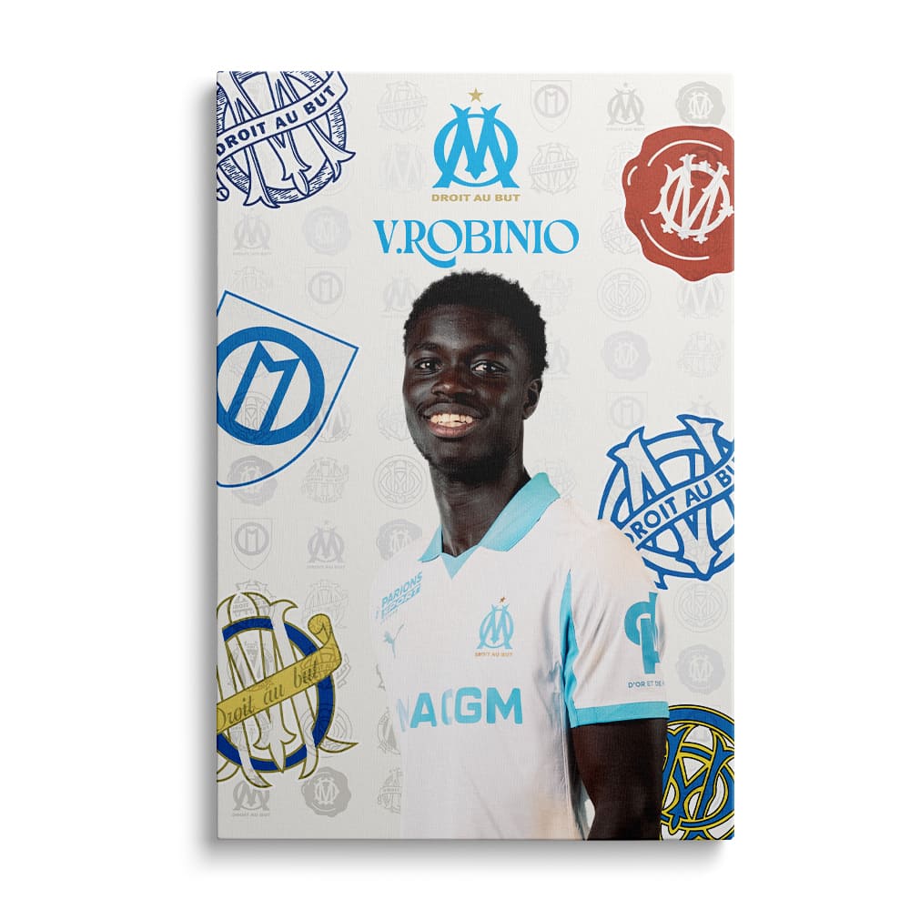 Toile officielle joueurs - Olympique de Marseille - Domicile