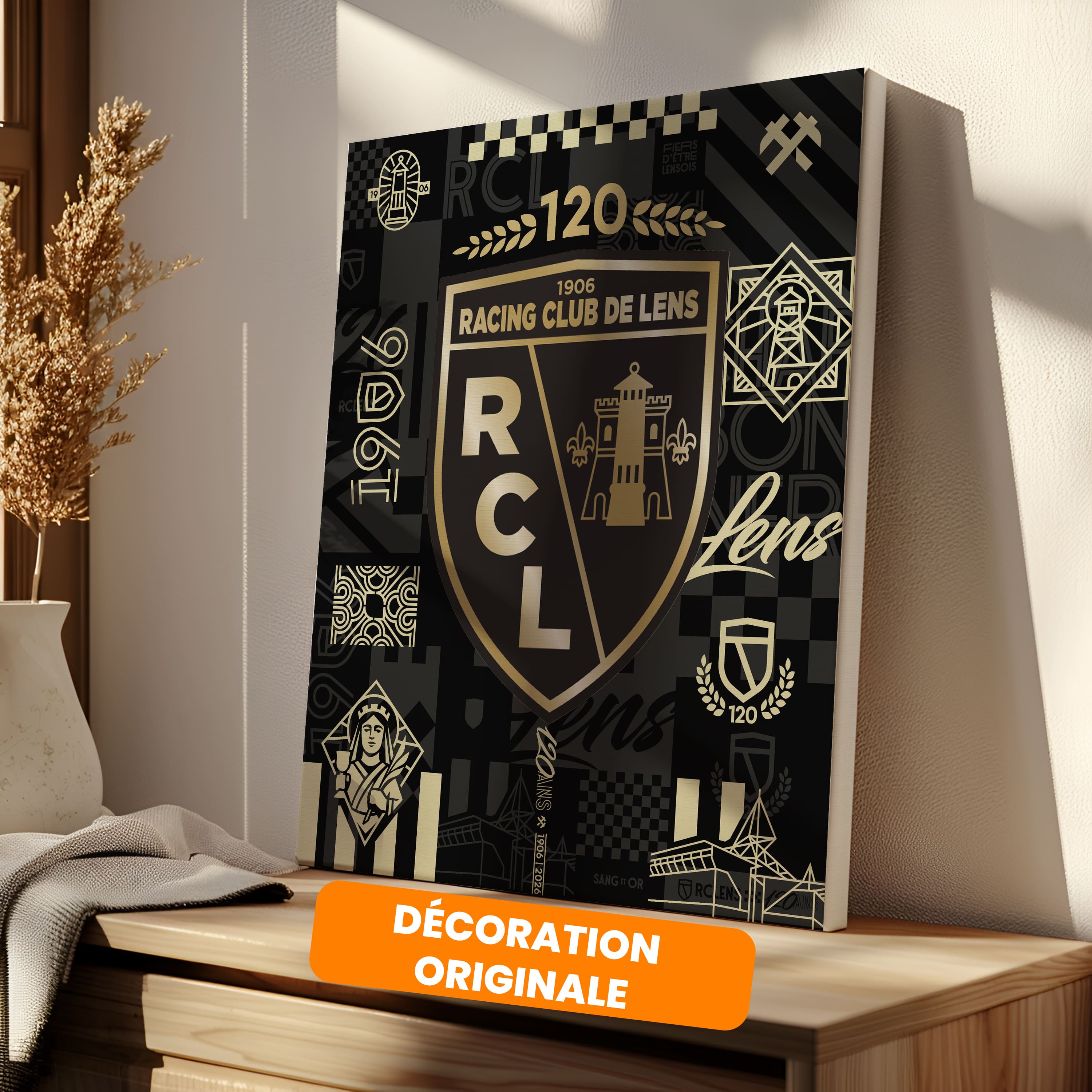OneTrophy RC Lens - Toile 120 ans - Édition limitée