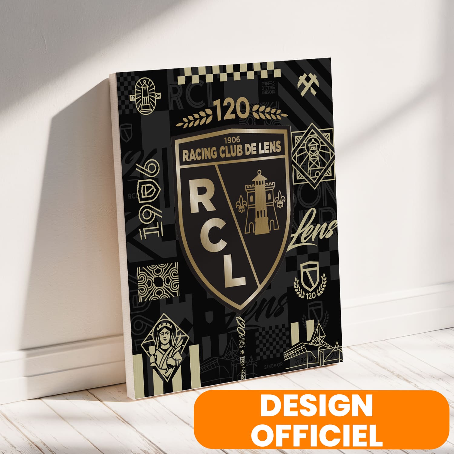 OneTrophy RC Lens - Toile 120 ans - Édition limitée