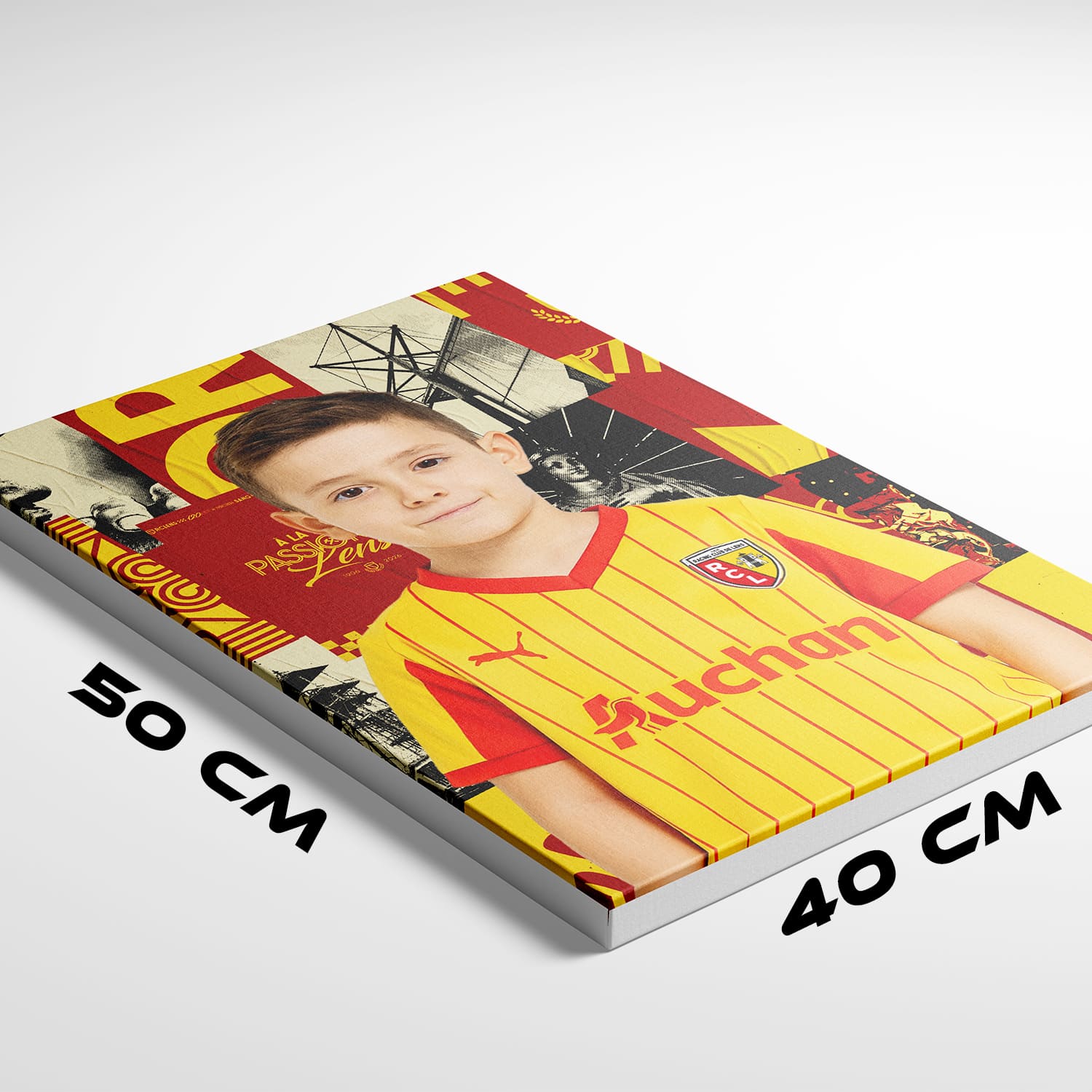 OneTrophy RC Lens - Toile personnalisable avec photo - Domicile