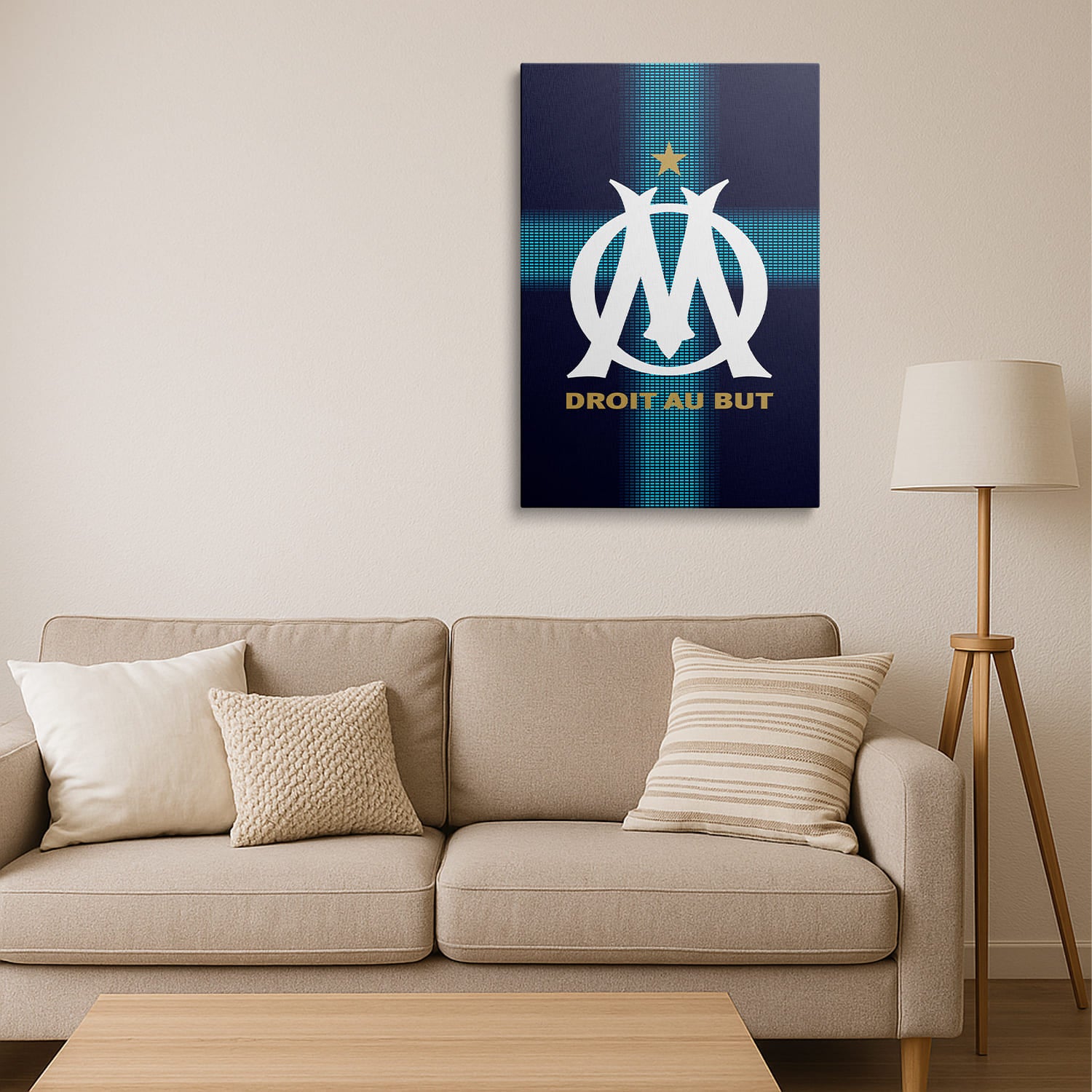 OneTrophy Olympique de Marseille - Toile Logo - Exterieur
