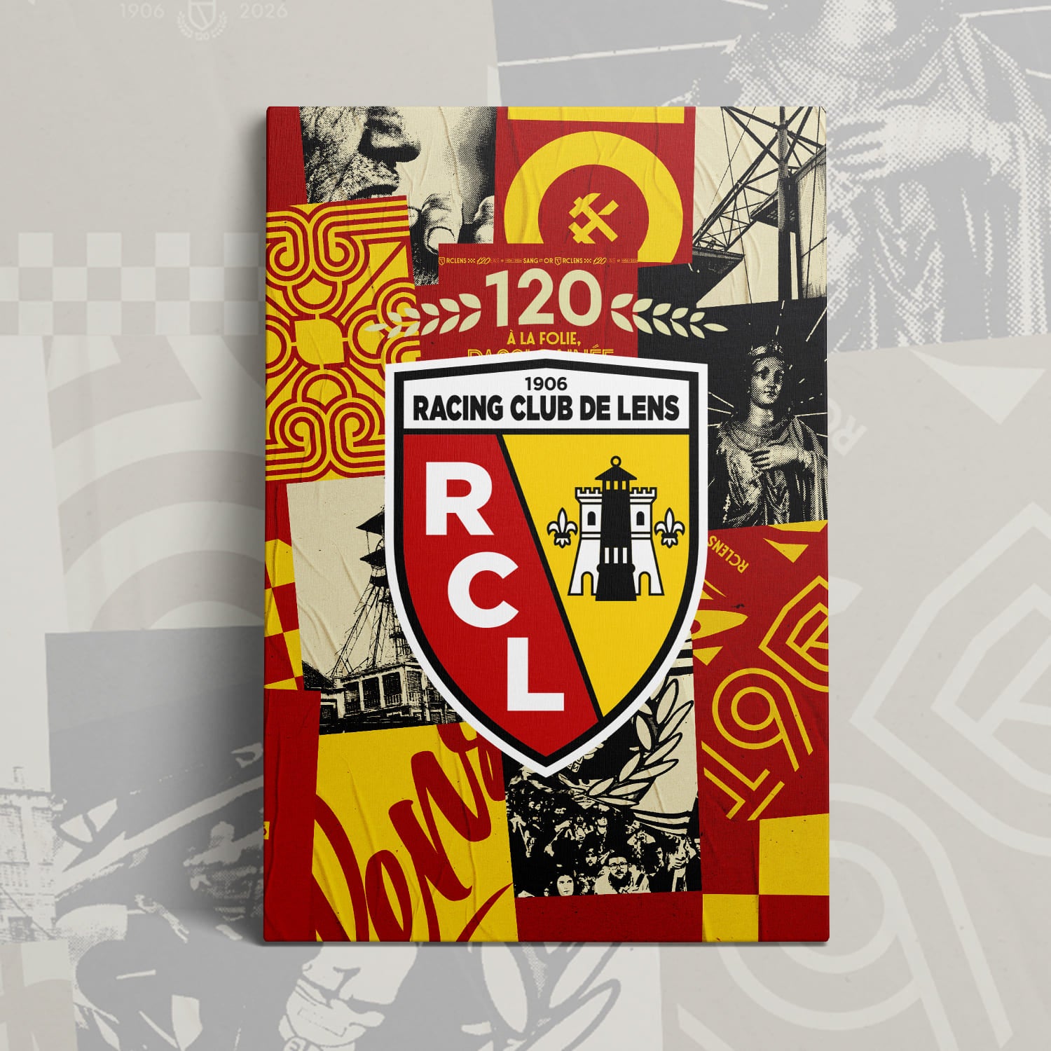 OneTrophy RC Lens - Toile 120 ans - Domicile