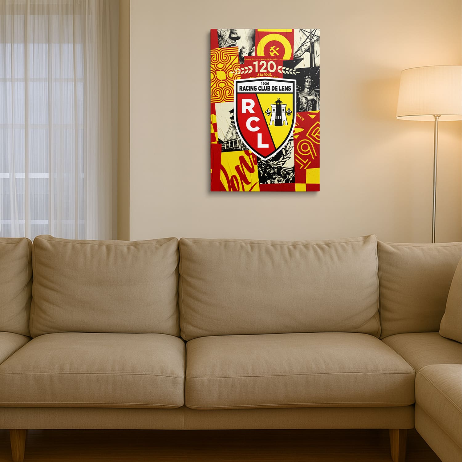 OneTrophy RC Lens - Toile 120 ans - Domicile