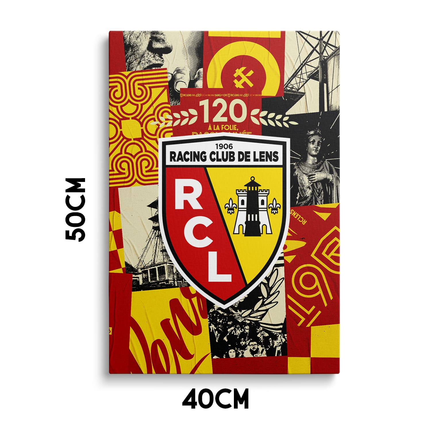 OneTrophy RC Lens - Toile 120 ans - Domicile