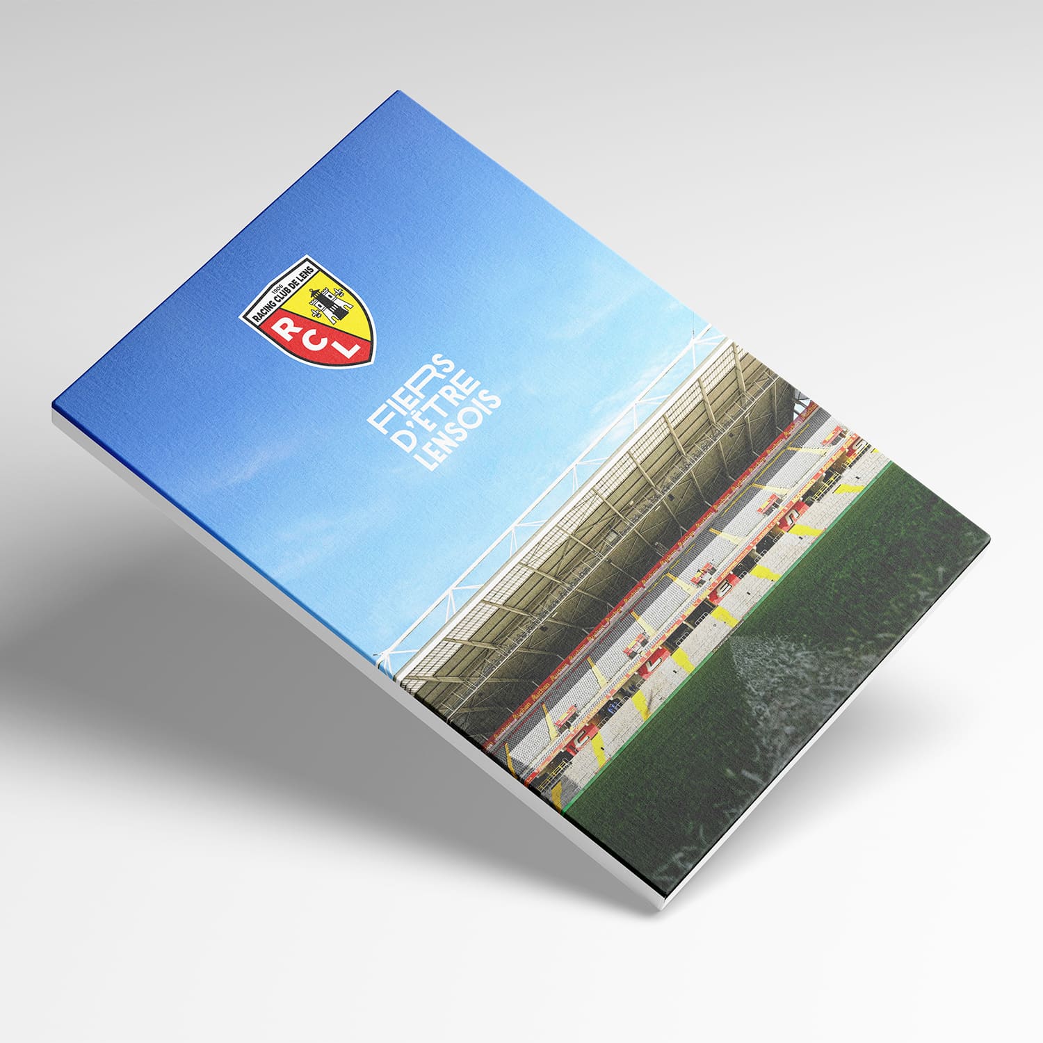 Toile sous licence officielle RC Lens - L'esprit de Bollaert (50*40cm)