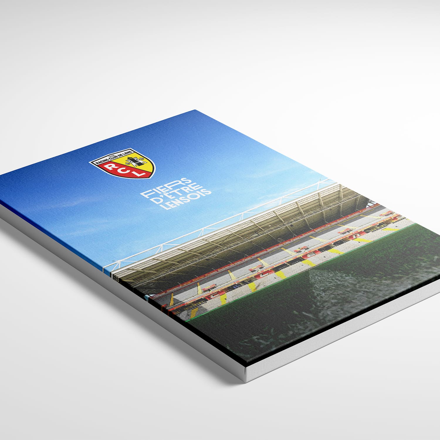 Toile sous licence officielle RC Lens - L'esprit de Bollaert (50*40cm)